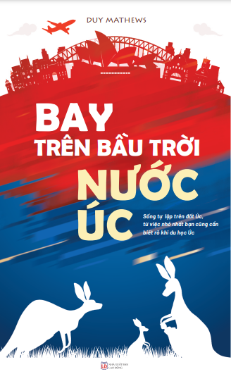 bay trên bầu trời nước úc