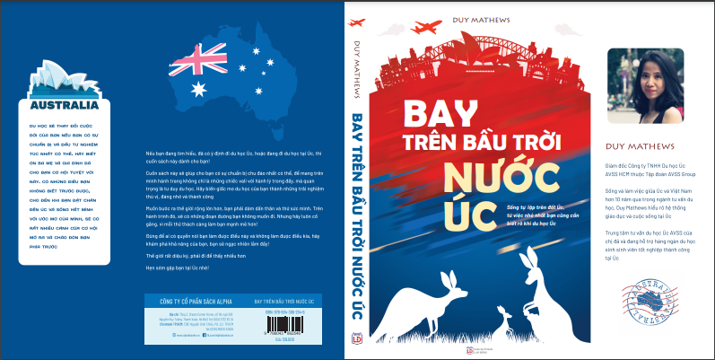 bay trên bầu trời nước úc
