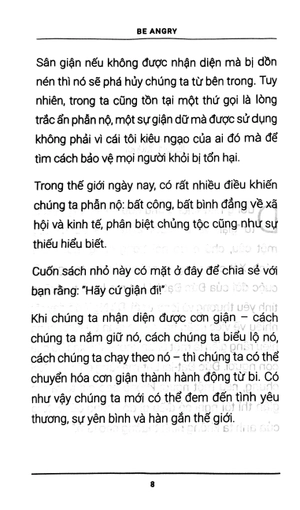 be angry - hãy cứ giận đi (tái bản 2024)