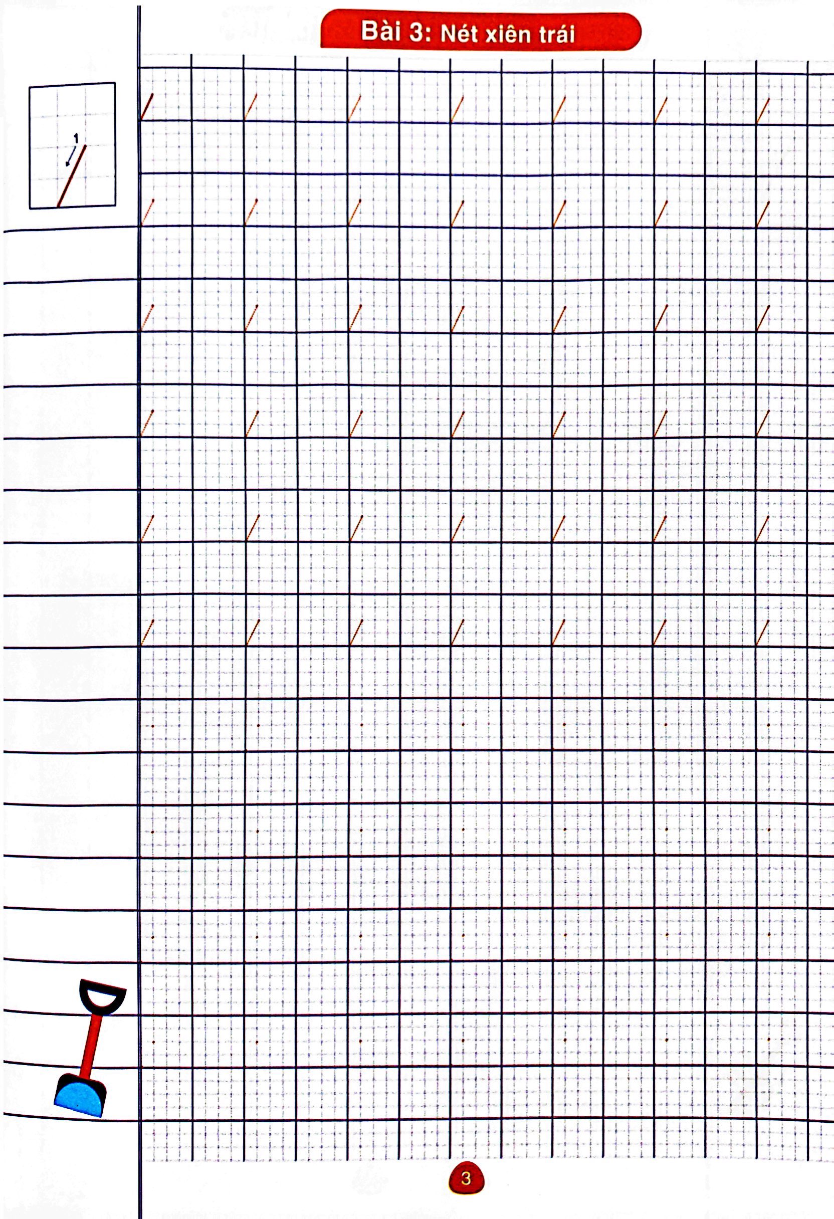 bé chào lớp một - tập tô nét cơ bản