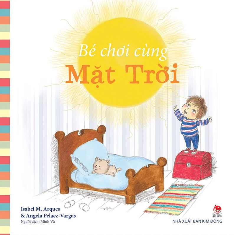 bé chơi cùng mặt trời
