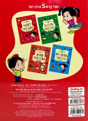 bé chơi sáng tạo - tập 1 - vào bếp thật khéo (dành cho trẻ 3 tuổi)