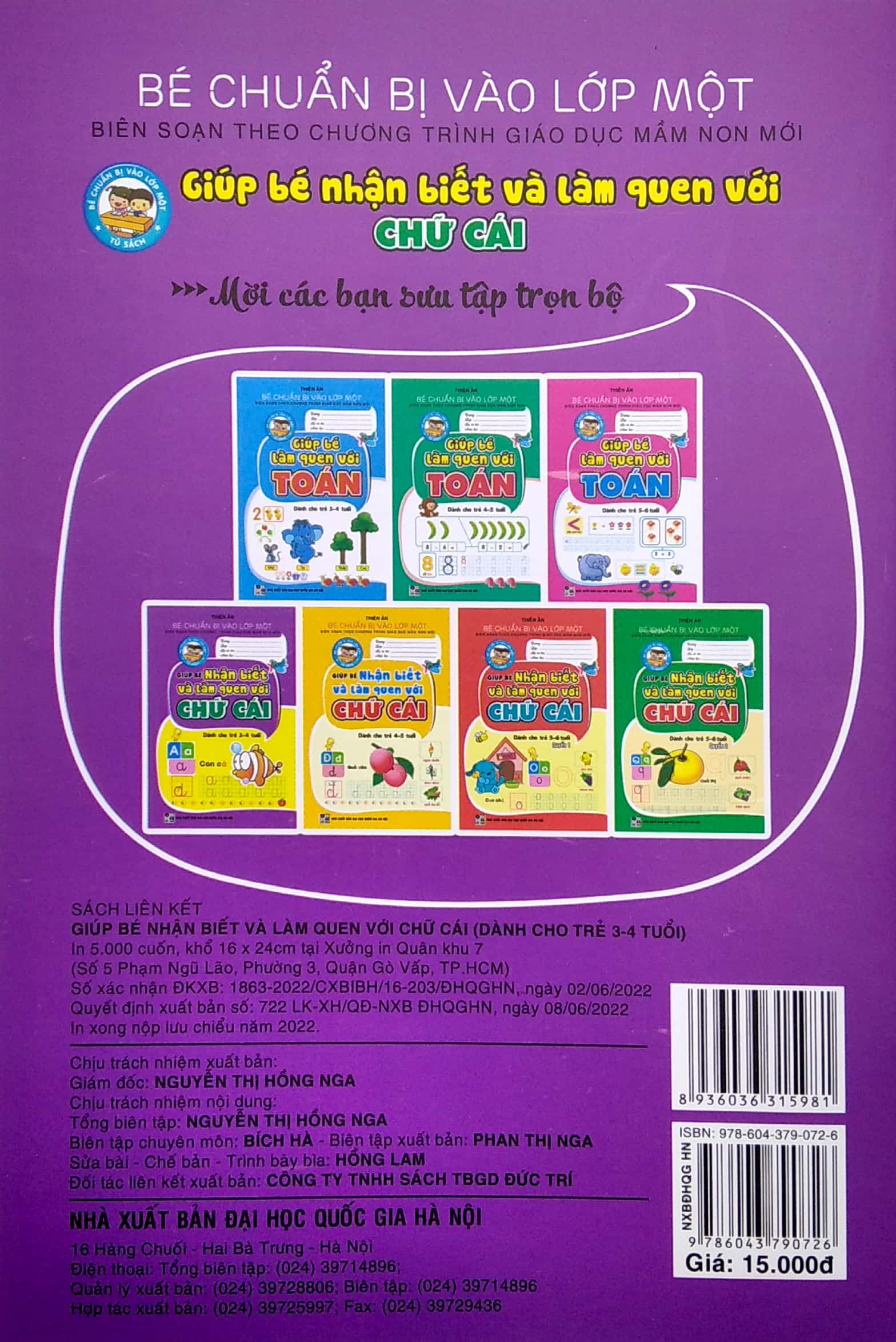 bé chuẩn bị vào lớp 1 - giúp bé nhận biết và làm quen với chữ cái (dành cho trẻ 3-4 tuổi)