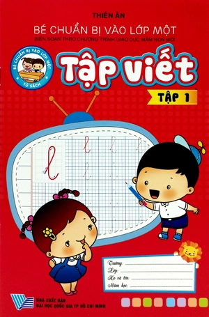 bé chuẩn bị vào lớp 1 - tập viết - tập 1 (tái bản 2023)