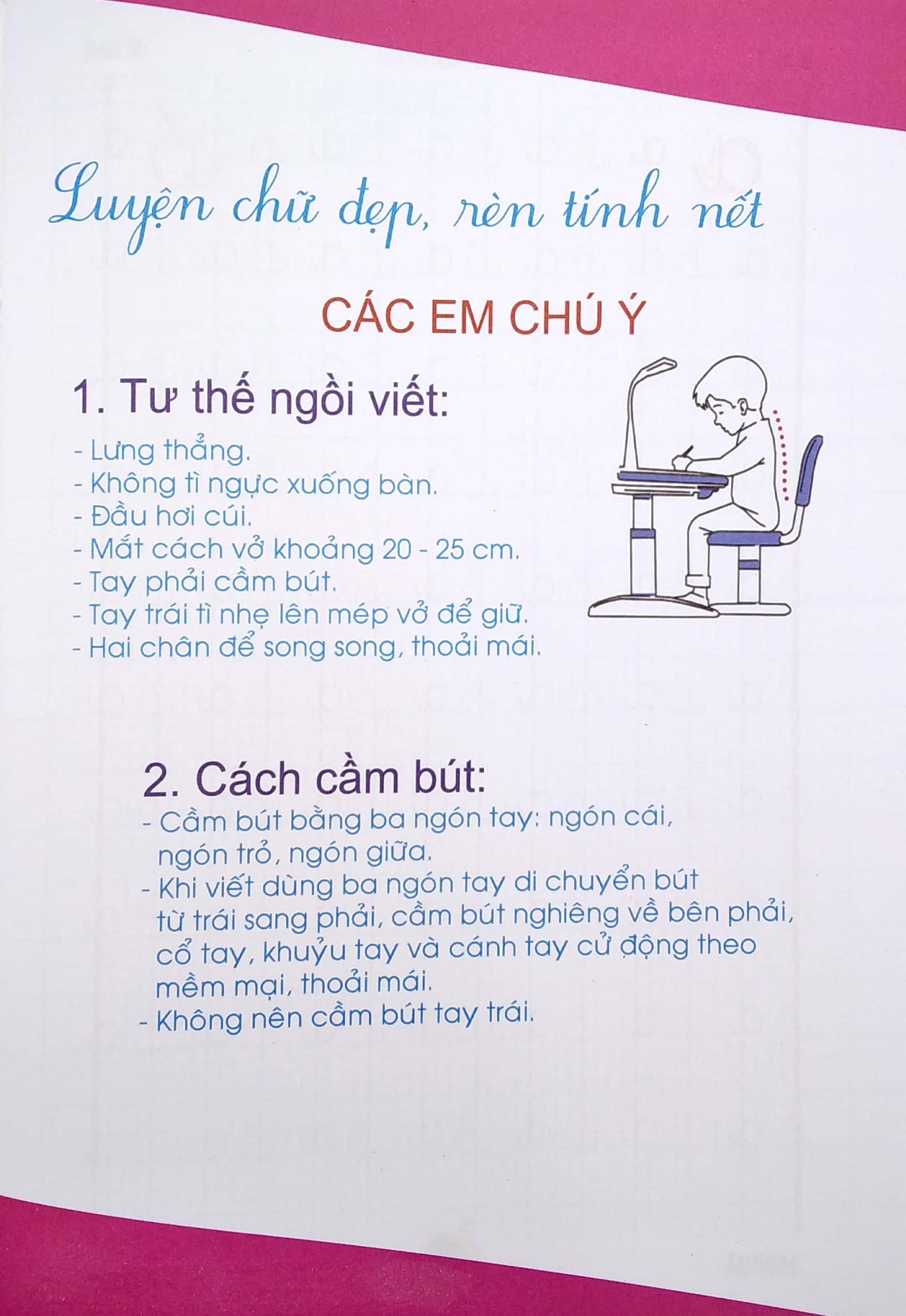 bé chuẩn bị vào lớp 1 - vở tập viết chữ cái viết thường