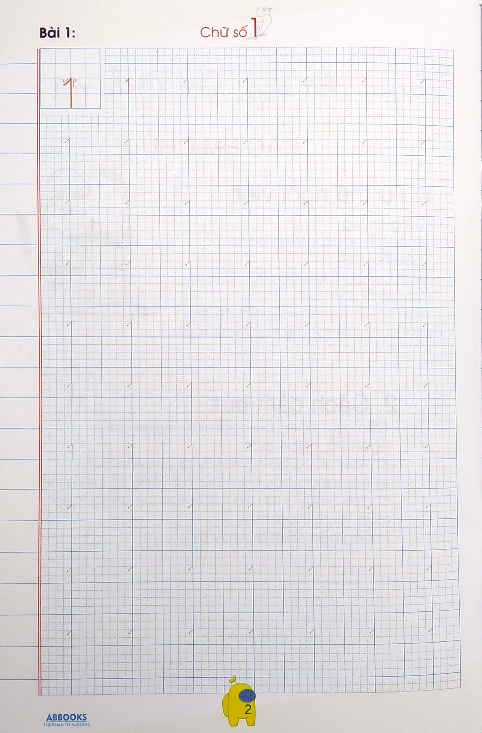 bé chuẩn bị vào lớp 1 - vở tập viết chữ số