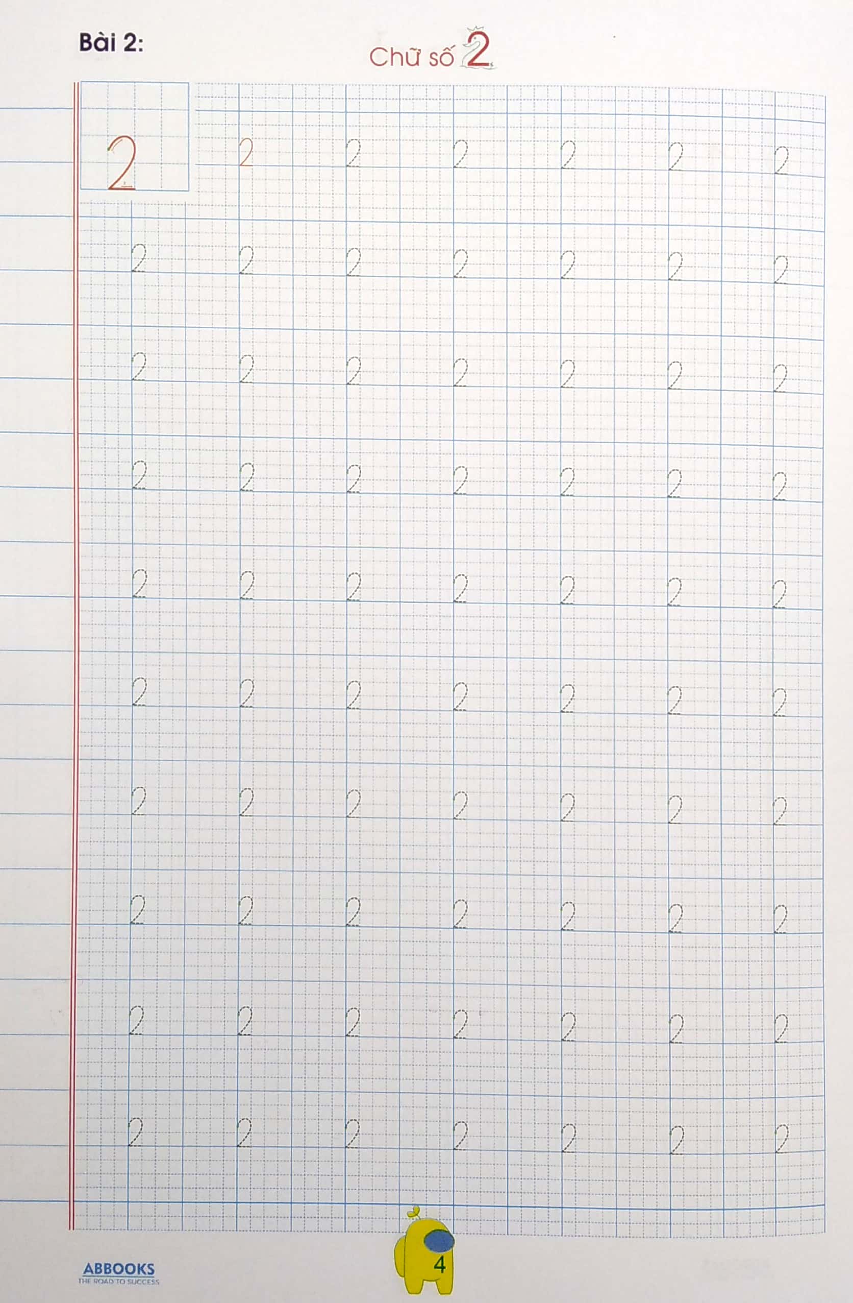 bé chuẩn bị vào lớp 1 - vở tập viết chữ số