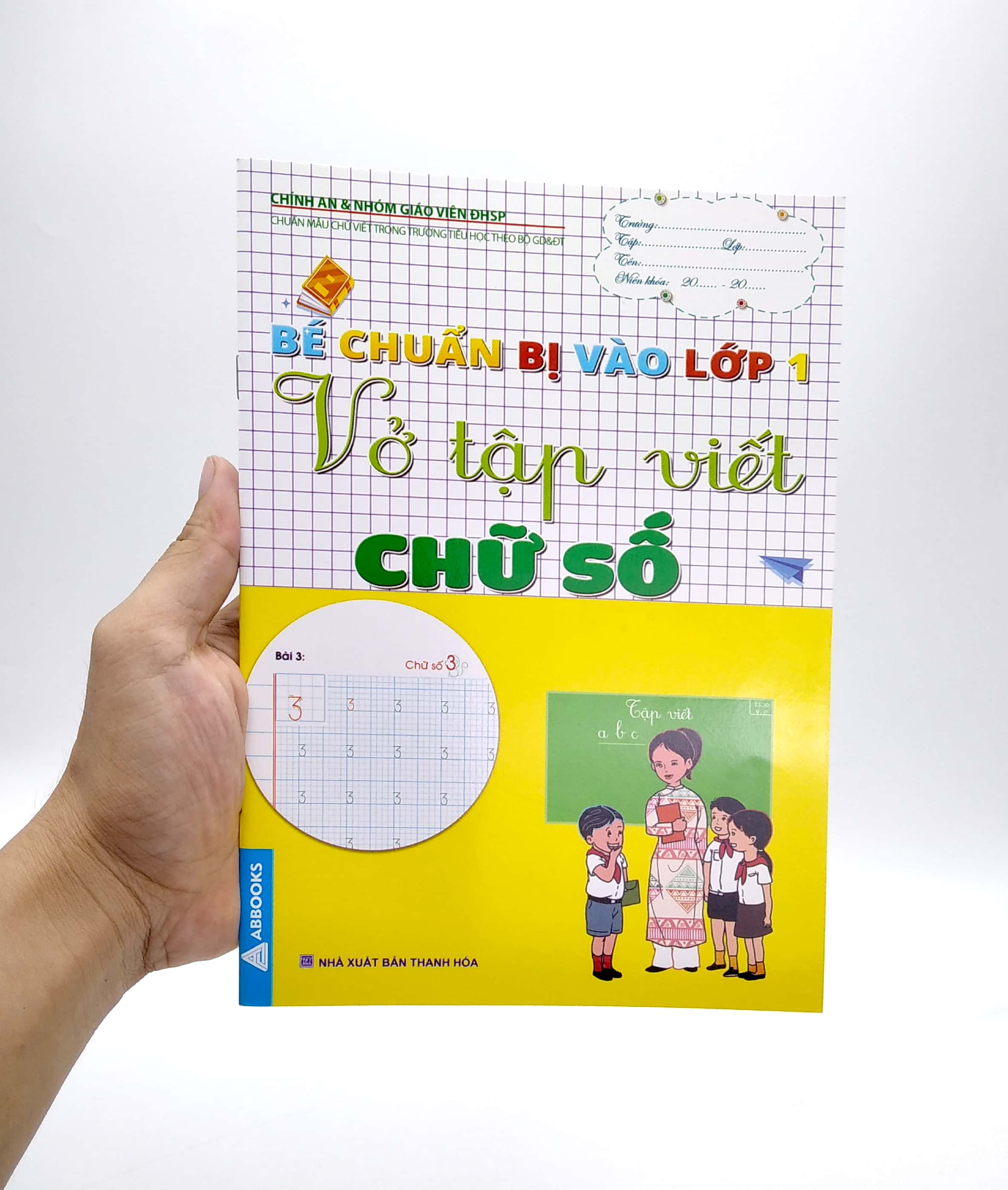 bé chuẩn bị vào lớp 1 - vở tập viết chữ số
