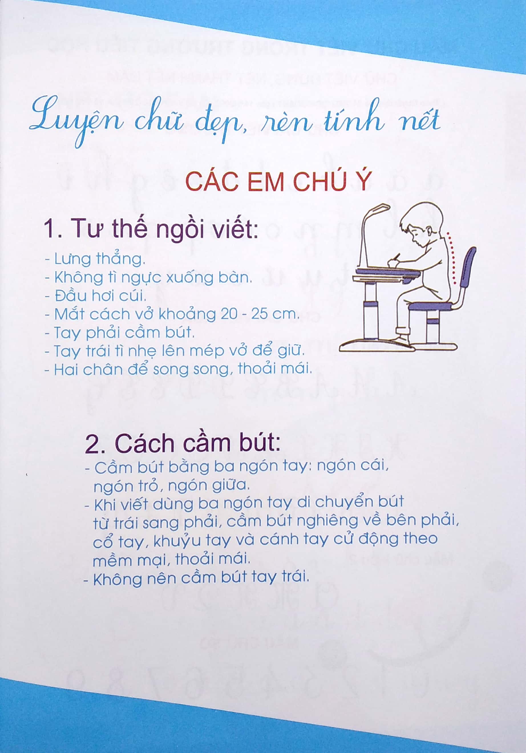 bé chuẩn bị vào lớp 1 - vở tập viết nét cơ bản