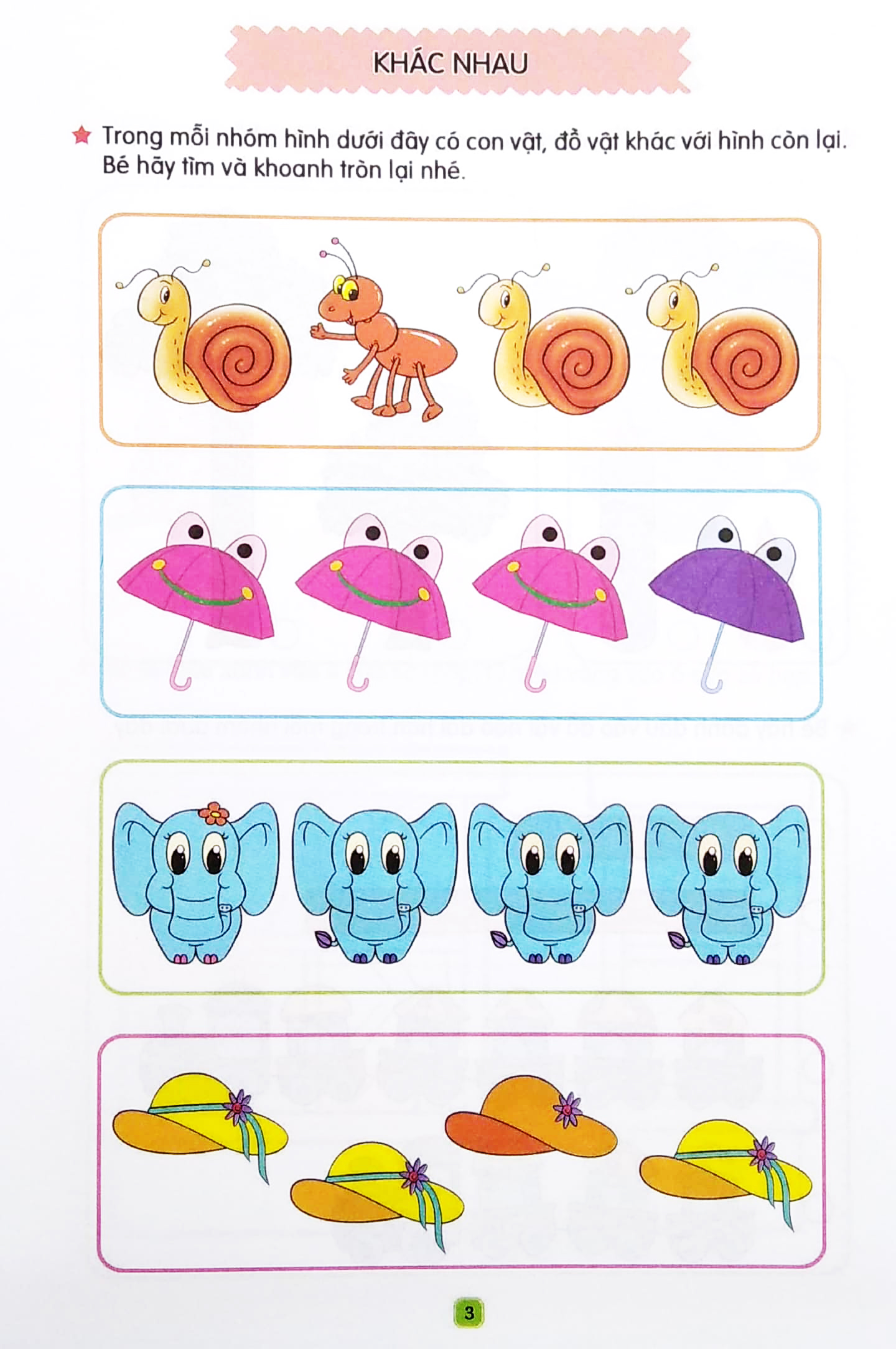 bé chuẩn bị vào lớp một - giúp bé làm quen với toán (dành cho trẻ 3-4 tuổi)