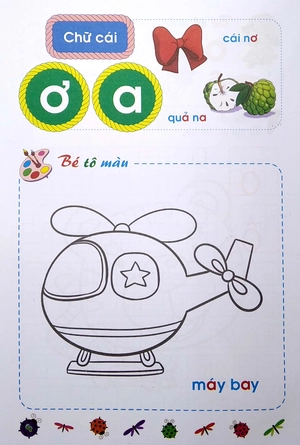 bé chuẩn bị vào lớp một - vở tập tô chữ mẫu giáo (dành cho trẻ 5-6 tuổi) (tái bản)