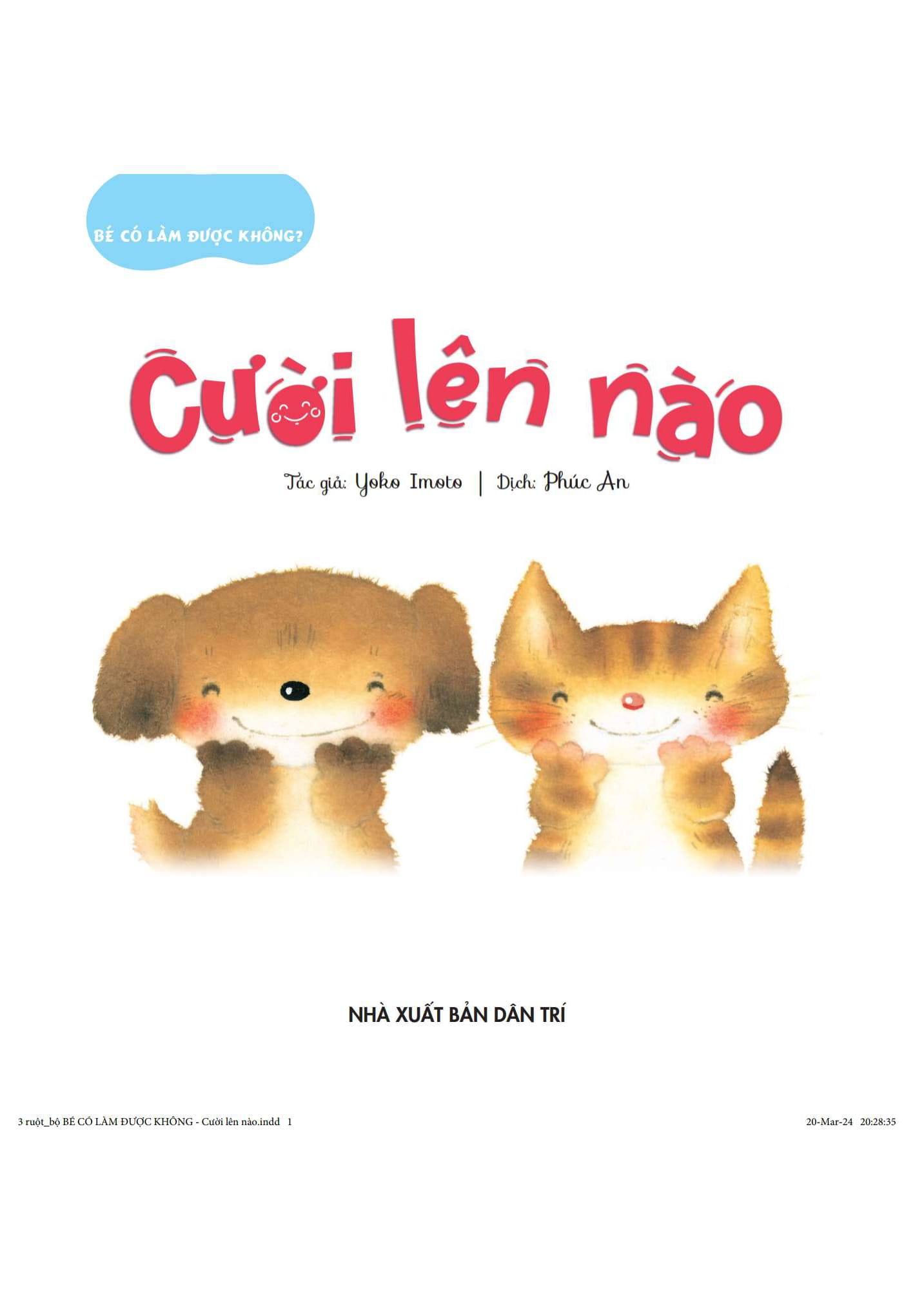 bé có làm được không? - cười lên nào