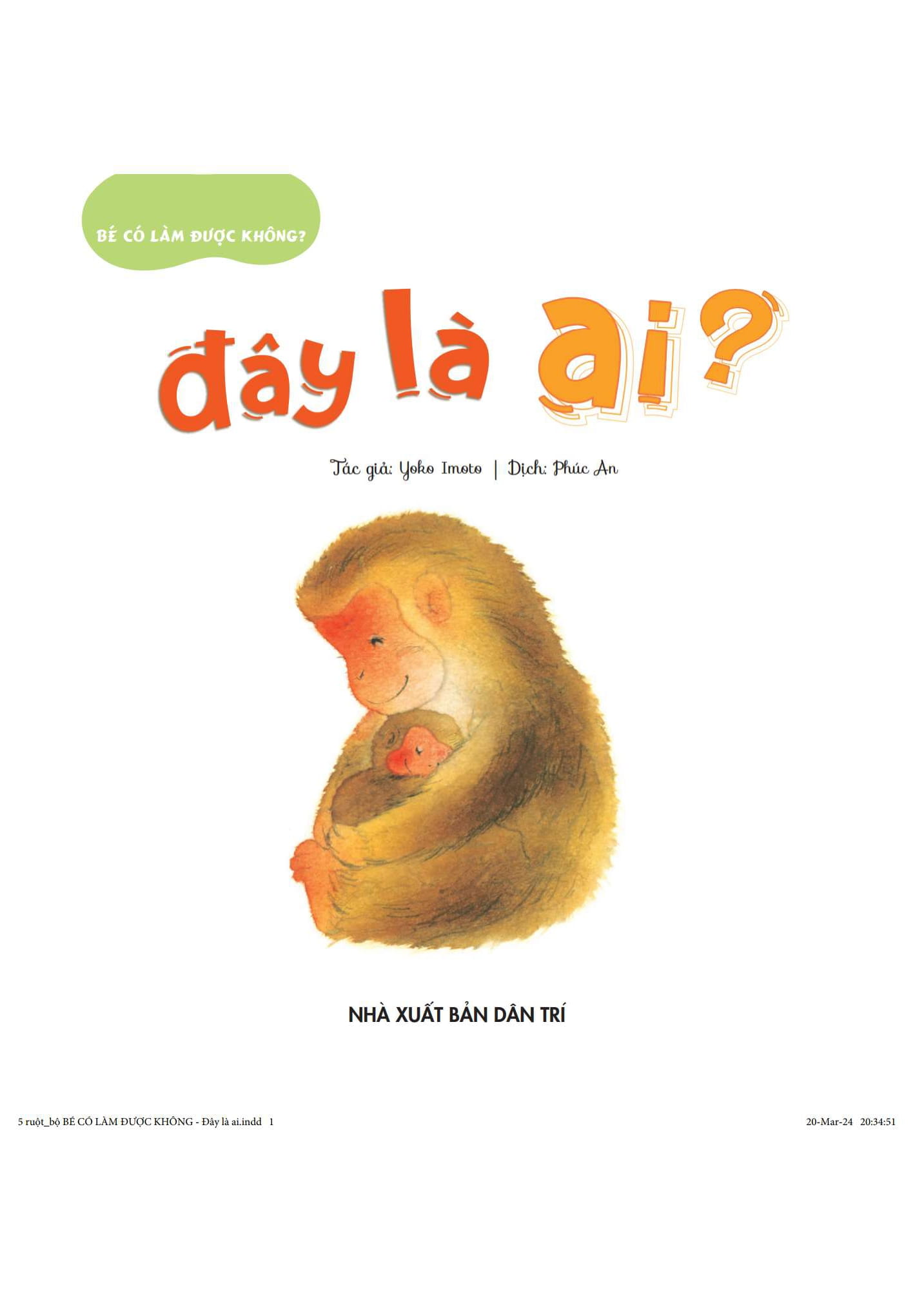 bé có làm được không? - đây là ai