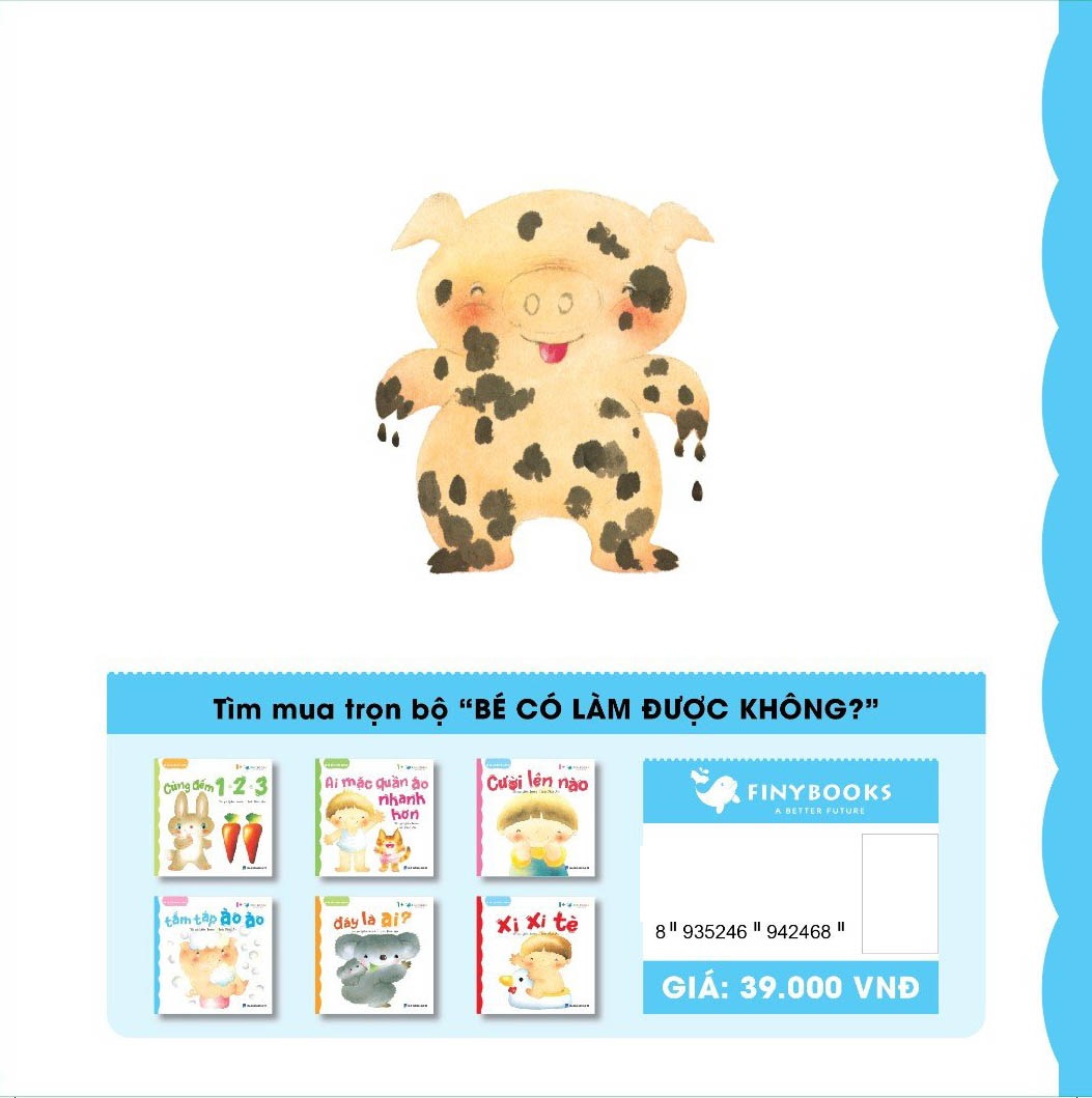 bé có làm được không? - tắm táp ào ào