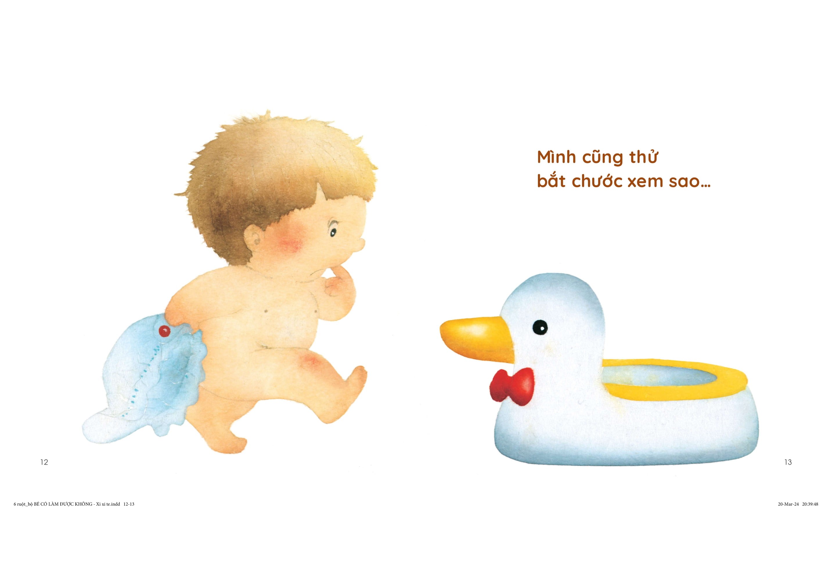 bé có làm được không? - xi xi tè