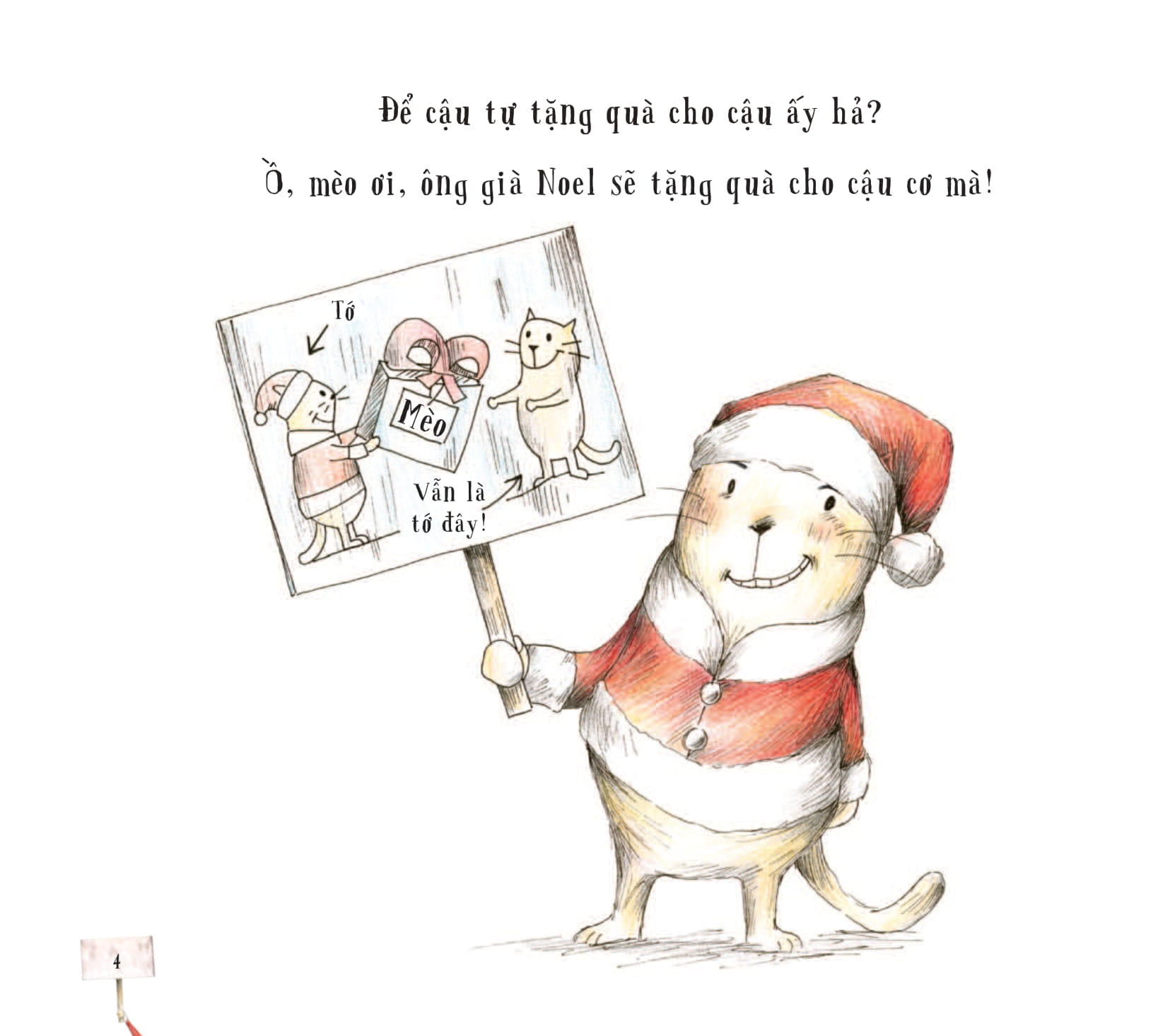 bé có muốn giúp mèo - được nhận quà giáng sinh?