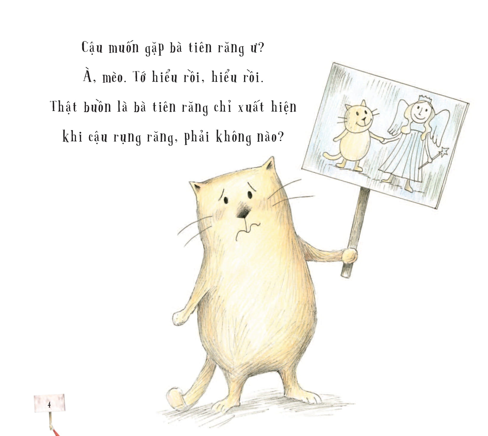 bé có muốn giúp mèo - gặp bà tiên răng?