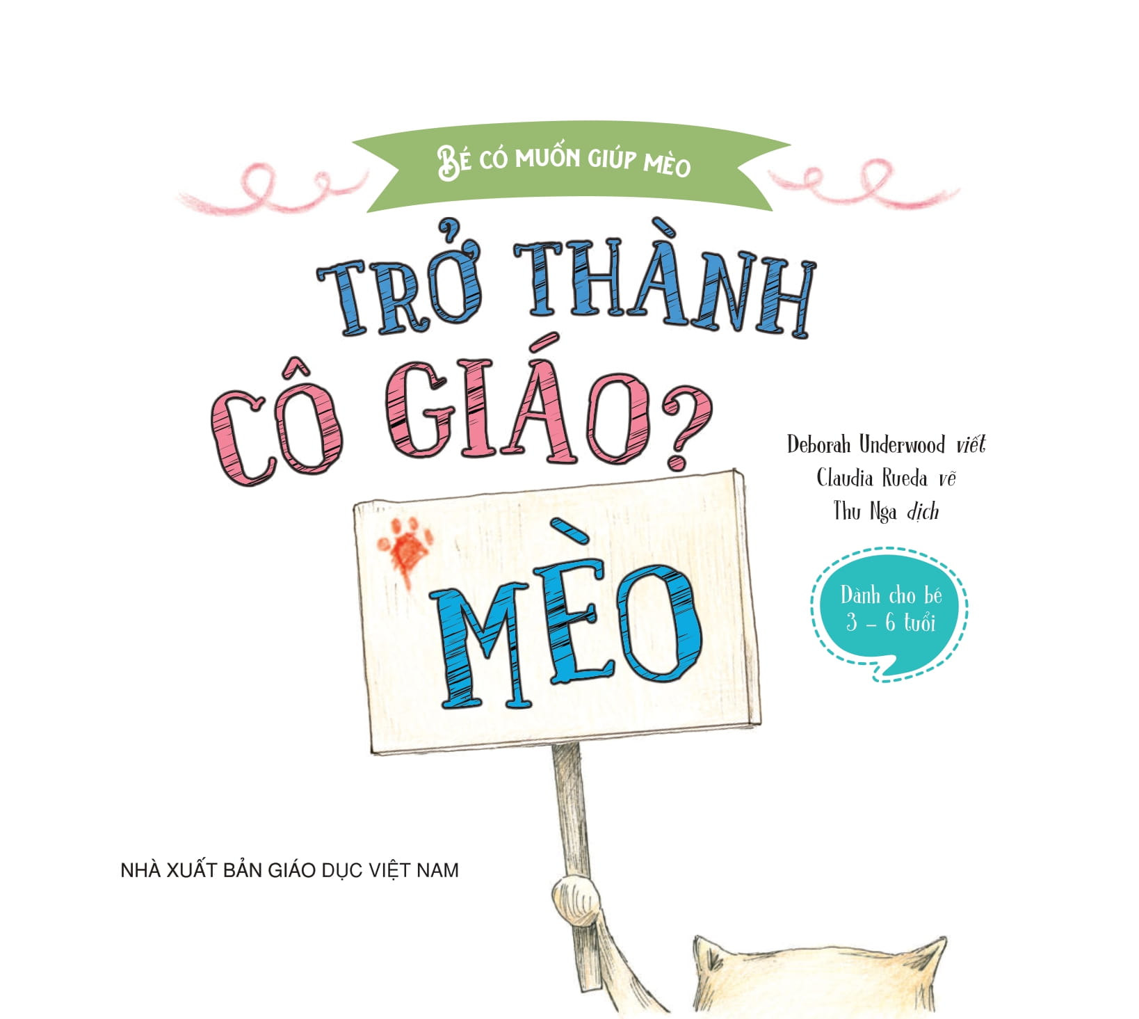 bé có muốn giúp mèo - trở thành cô giáo?