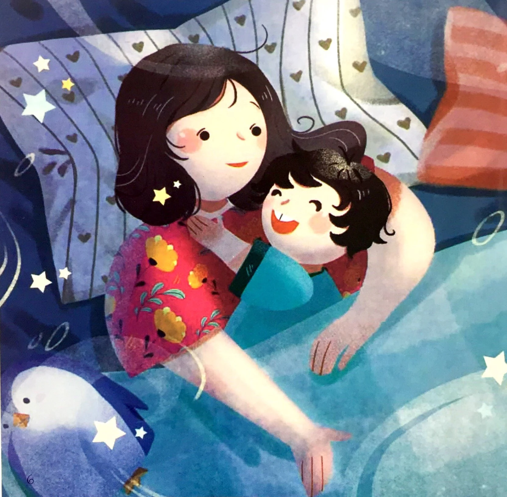 bé con của mẹ ơi! đi ngủ thôi các bạn ơi