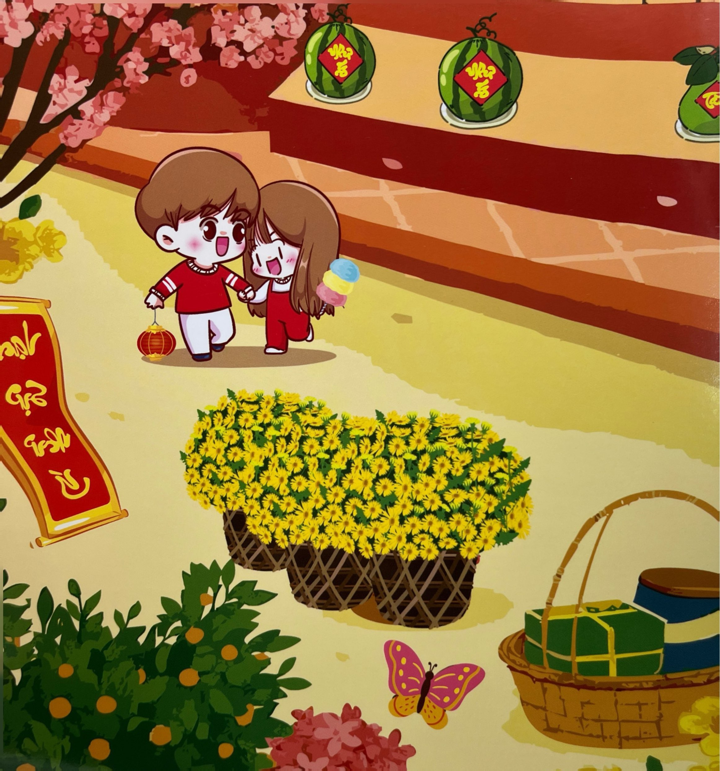 Bé Dán Dán Đón Tết Rộn Ràng - Du Xuân Nhộn Nhịp