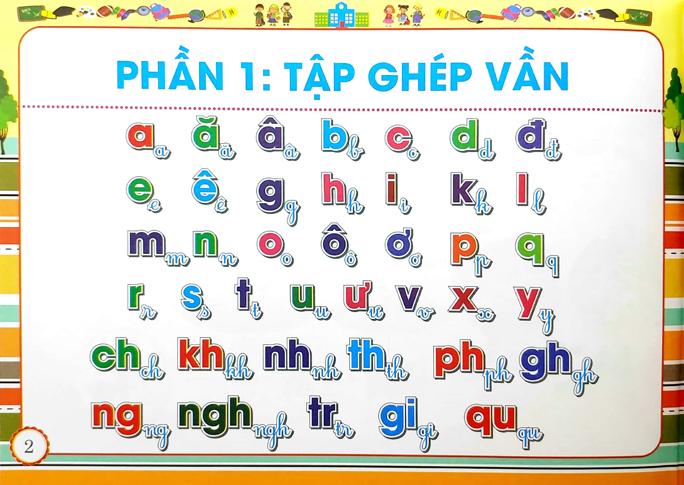 bé đánh vần và tập đọc tiếng việt (theo chương trình sgk mới nhất)