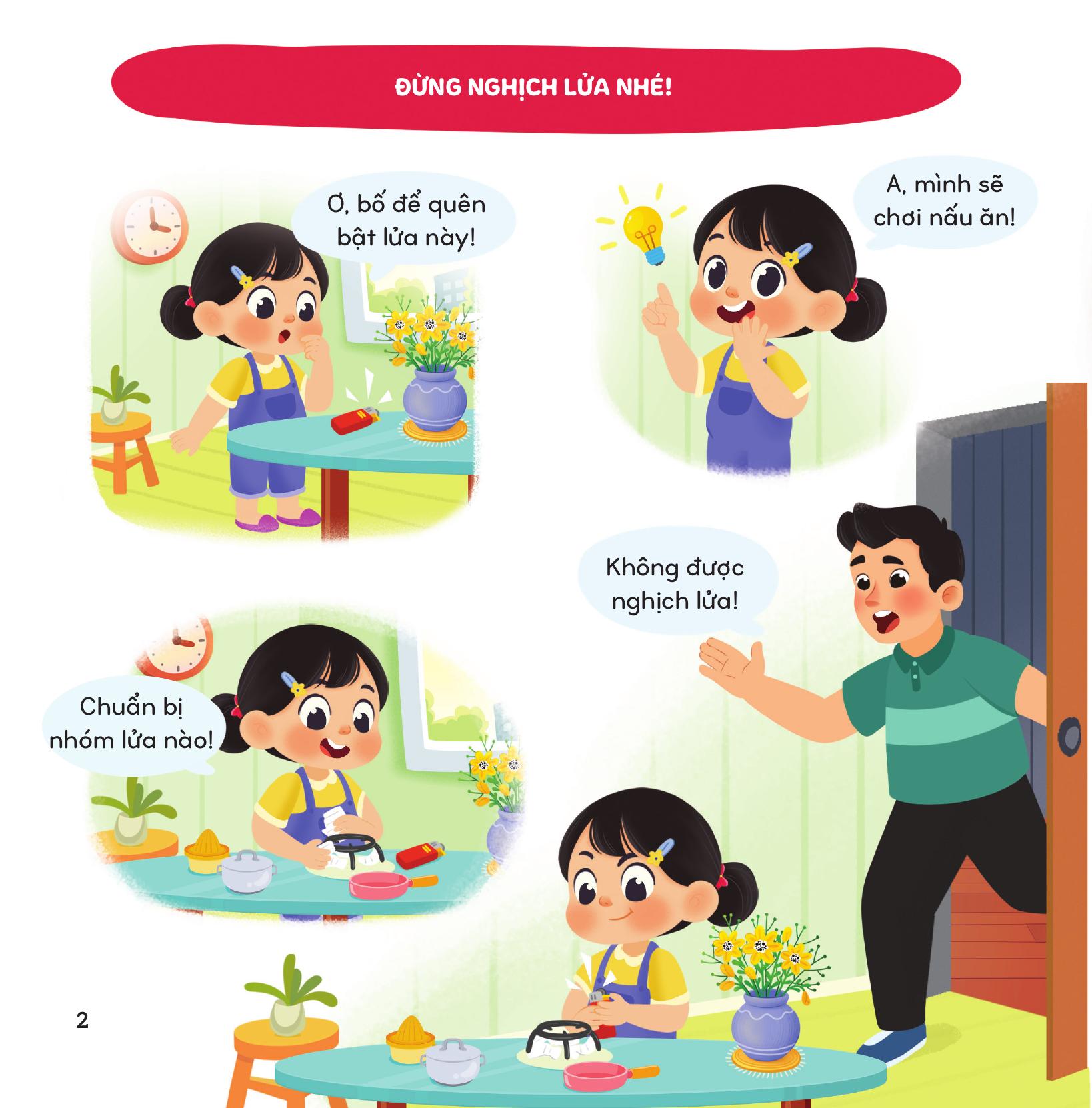 bé giỏi như chú lính cứu hỏa - các biện pháp phòng chống cháy, nổ