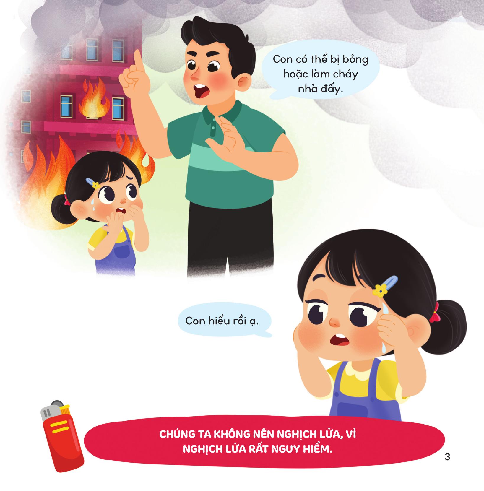 bé giỏi như chú lính cứu hỏa - các biện pháp phòng chống cháy, nổ