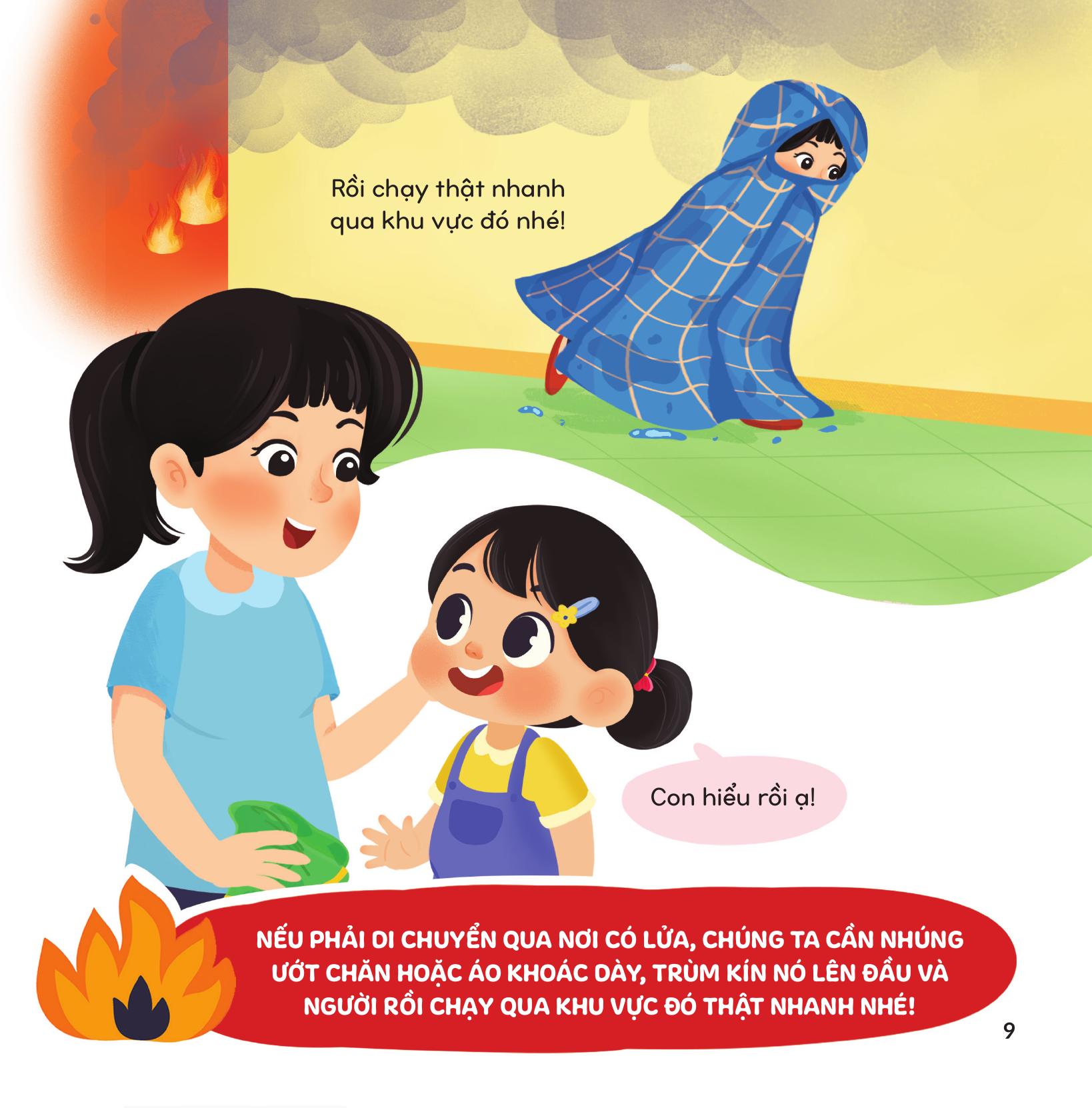 bé giỏi như chú lính cứu hỏa - các kỹ năng chữa cháy và thoát nạn