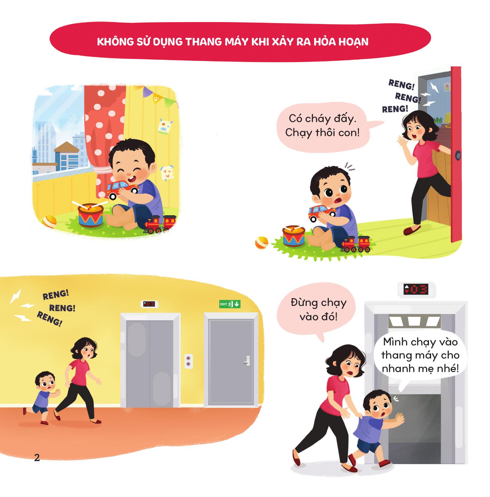 bé giỏi như chú lính cứu hỏa - các kỹ năng chữa cháy và thoát nạn