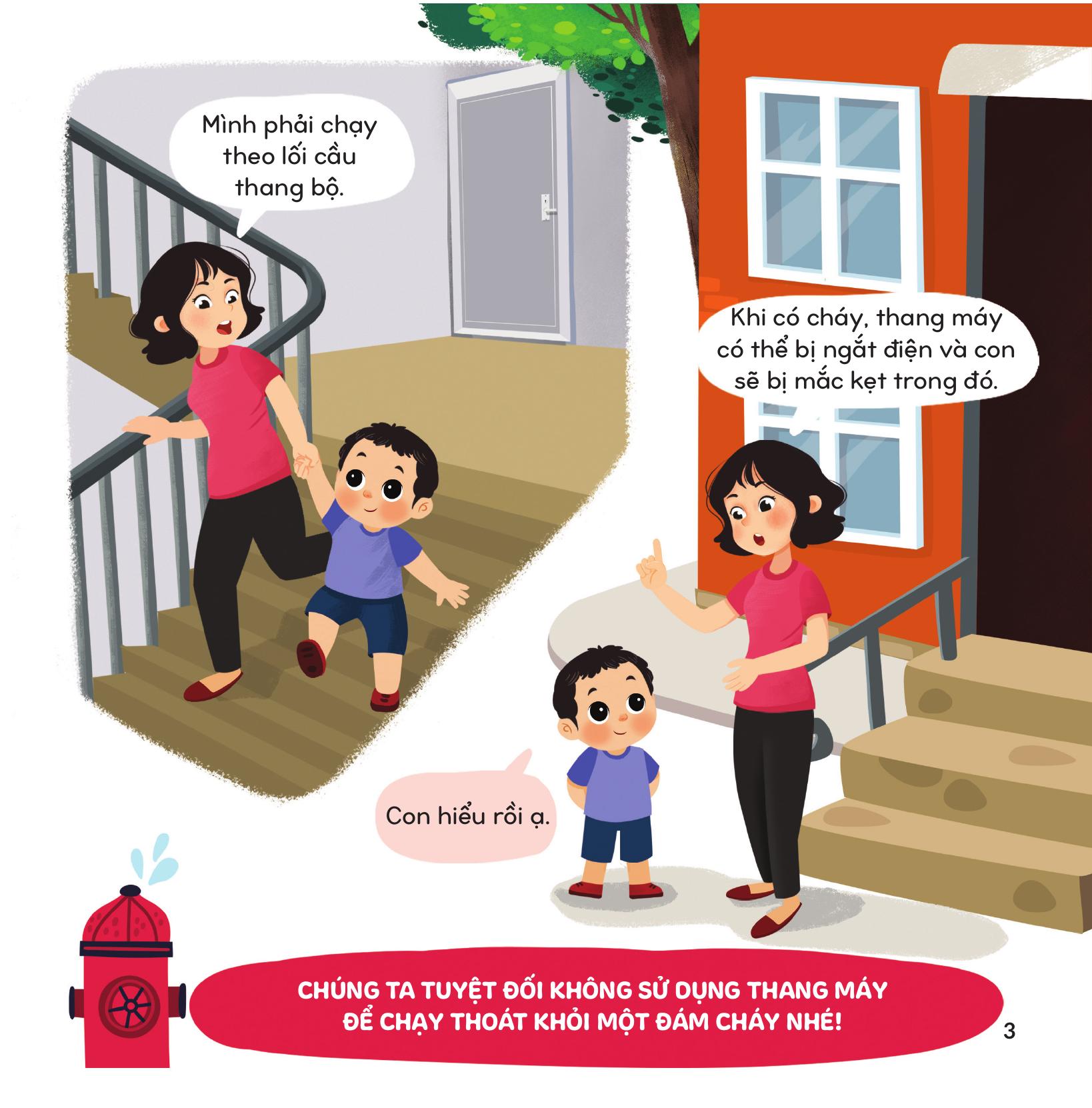 bé giỏi như chú lính cứu hỏa - các kỹ năng chữa cháy và thoát nạn