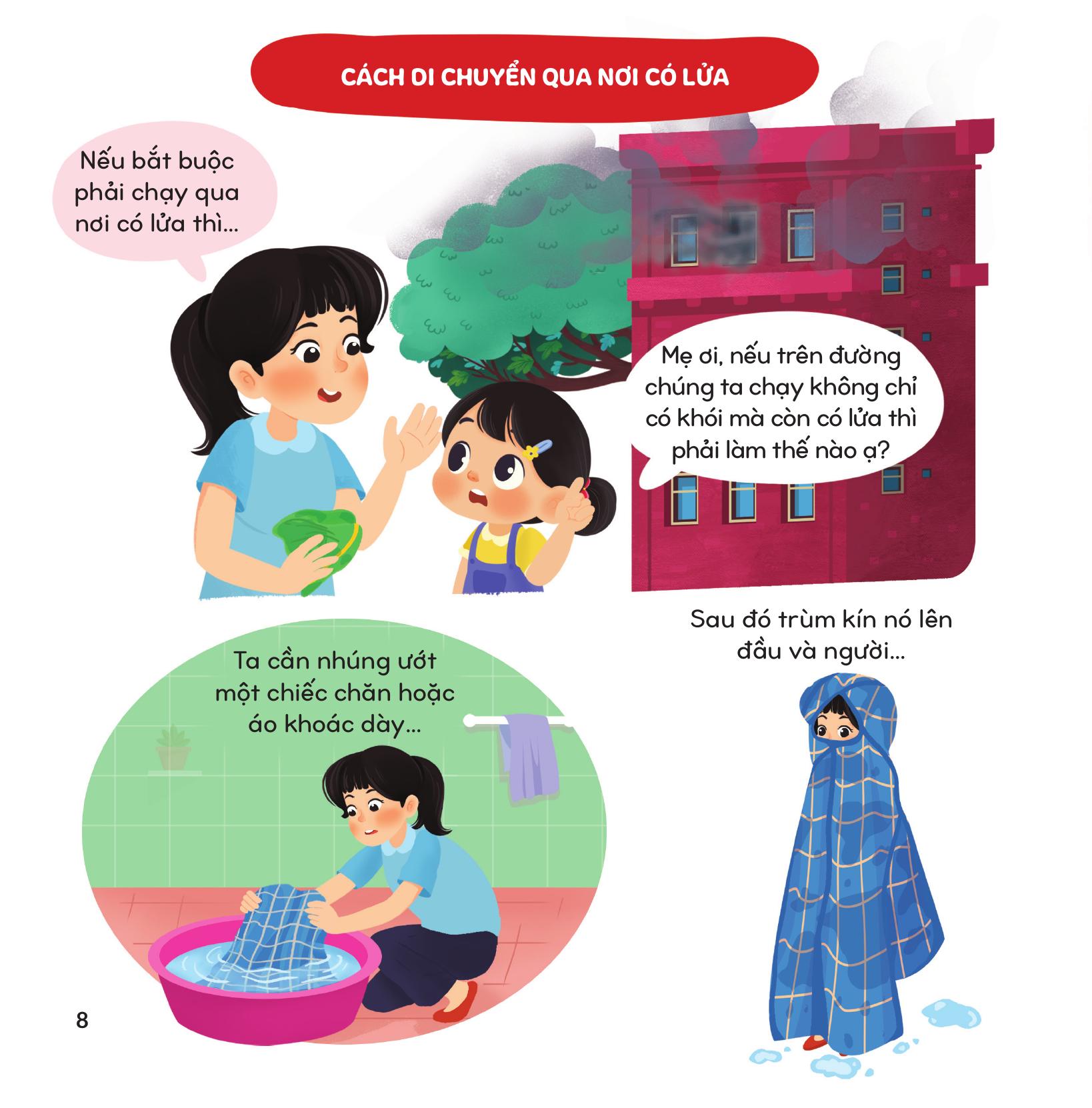 bé giỏi như chú lính cứu hỏa - các kỹ năng chữa cháy và thoát nạn