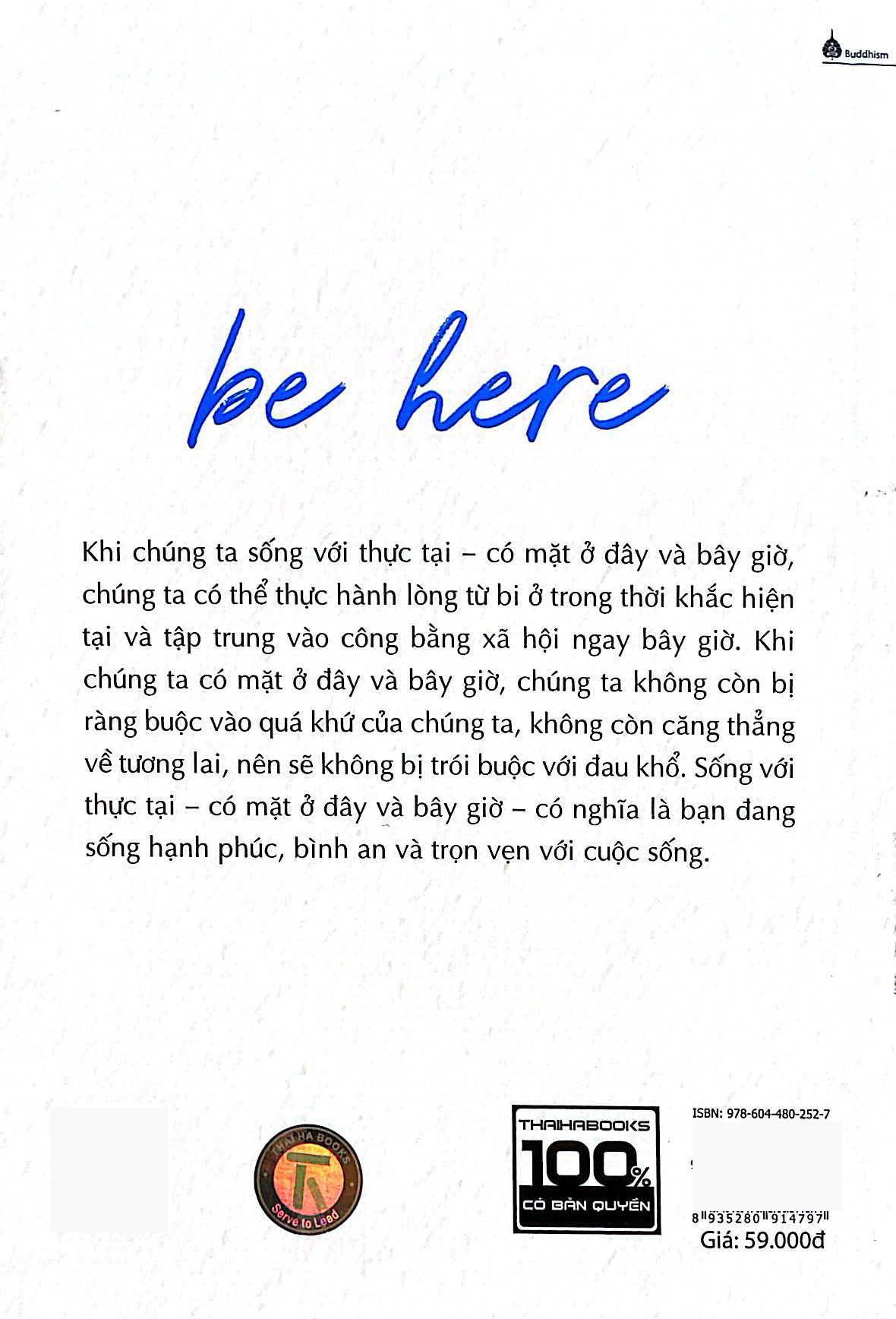 be here - sống với thực tại (tái bản 2024)