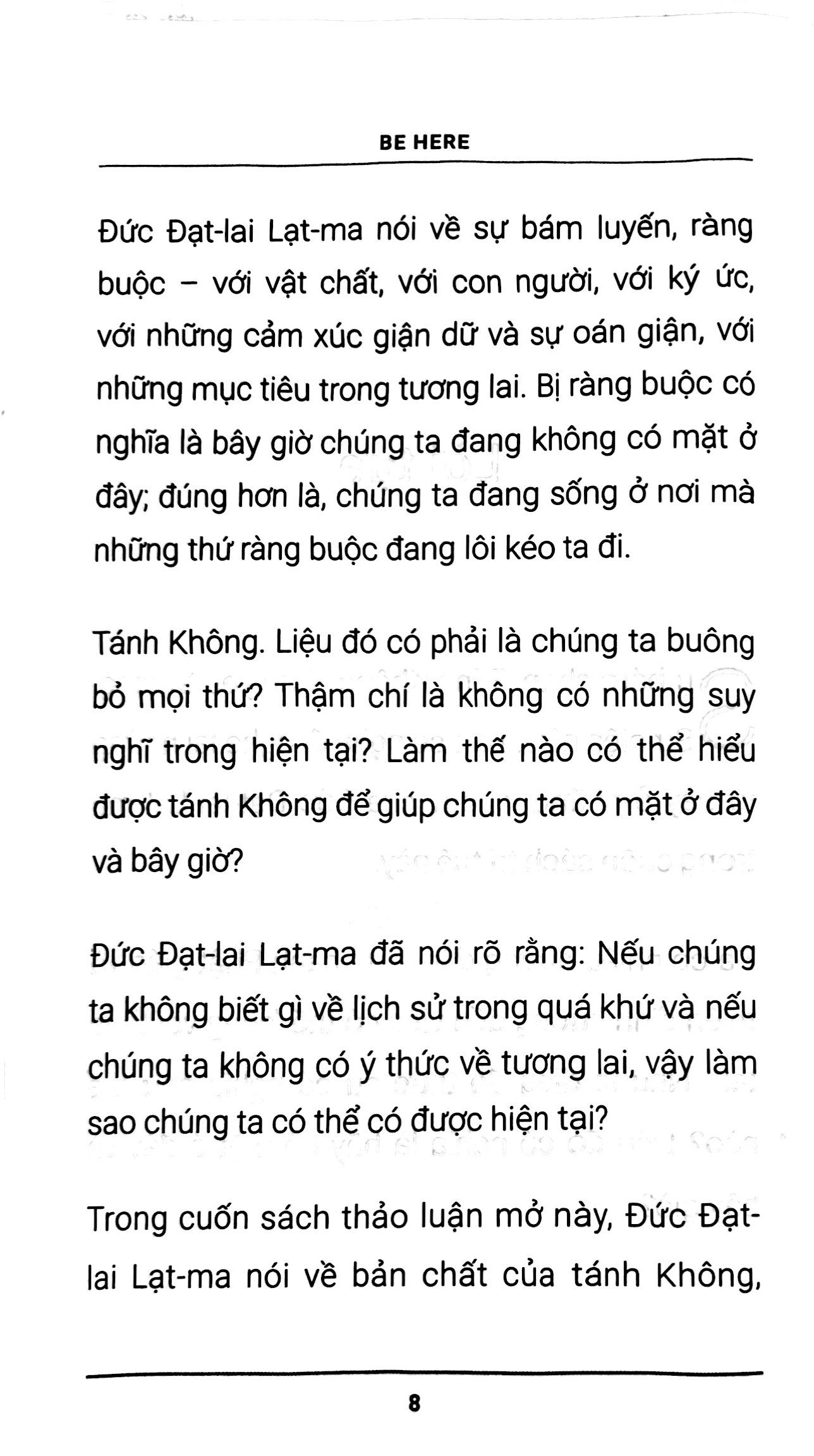 be here - sống với thực tại (tái bản 2024)