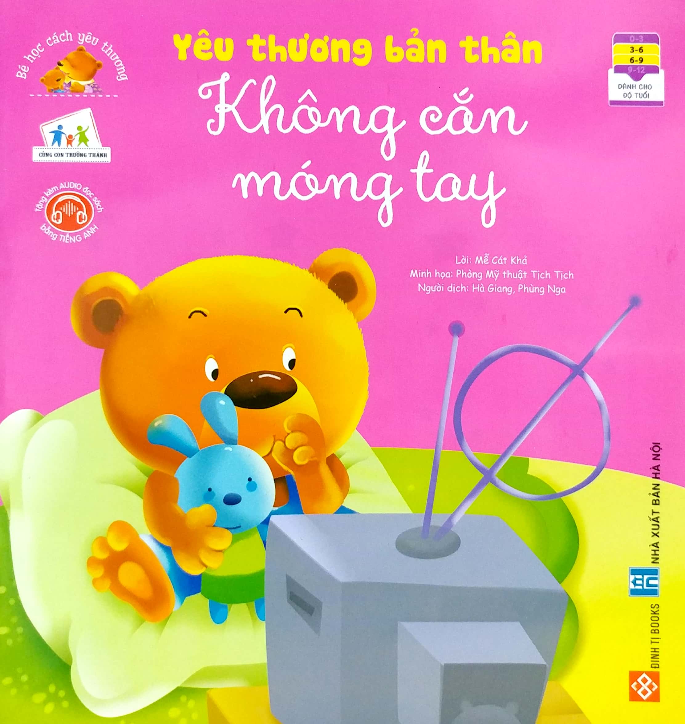 bé học cách yêu thương - yêu thương bản thân - không cắn móng tay