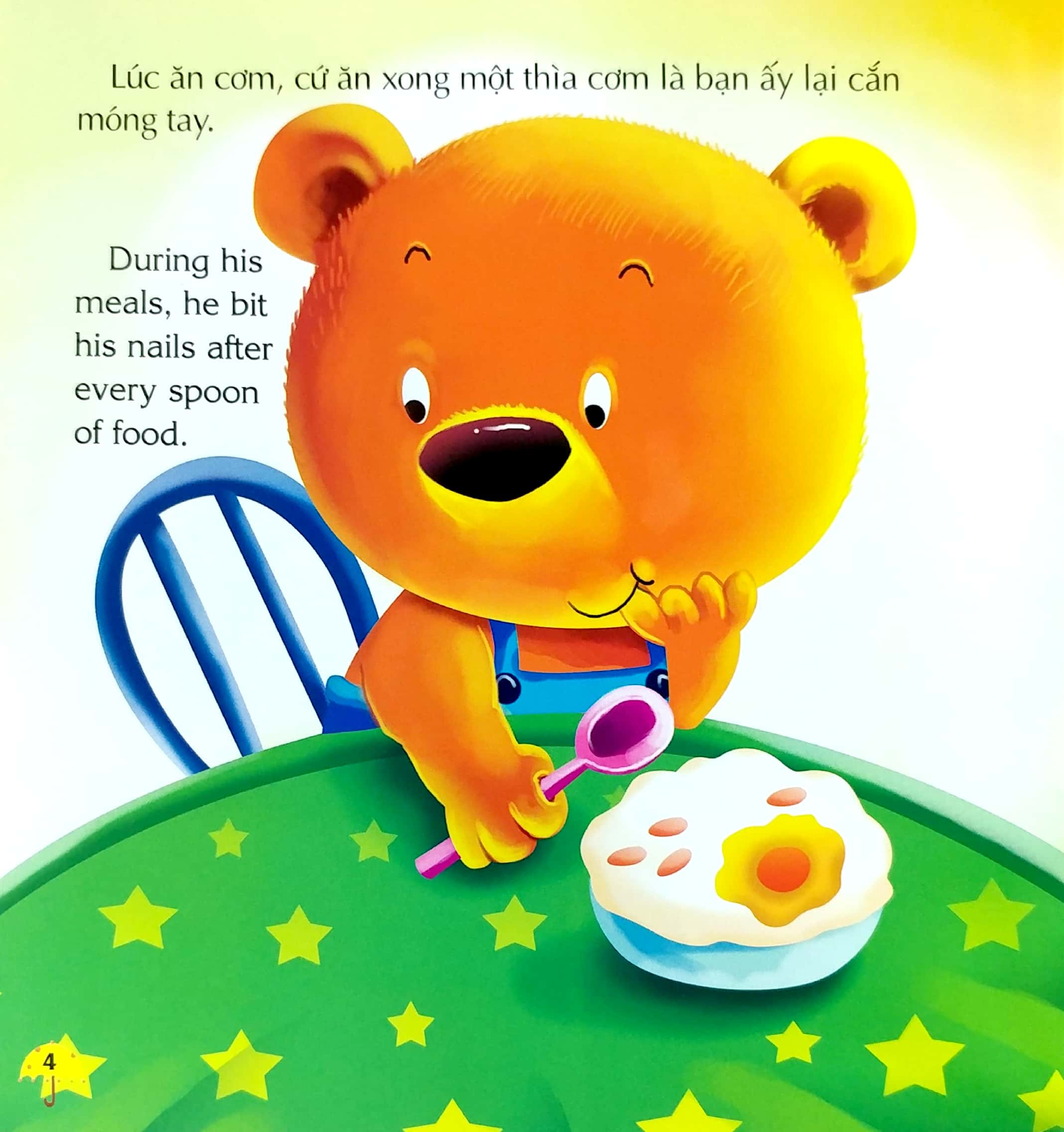 bé học cách yêu thương - yêu thương bản thân - không cắn móng tay