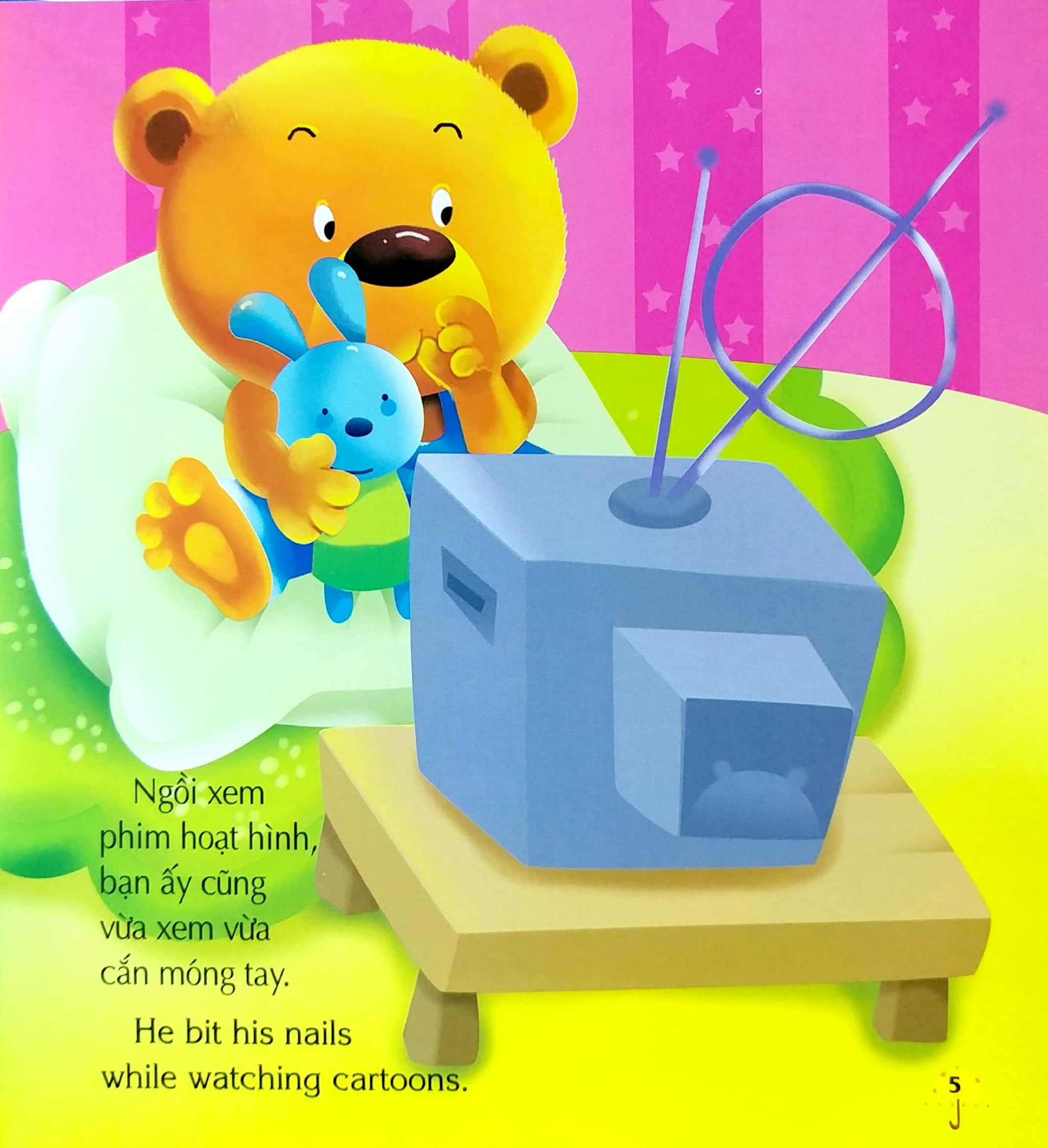 bé học cách yêu thương - yêu thương bản thân - không cắn móng tay