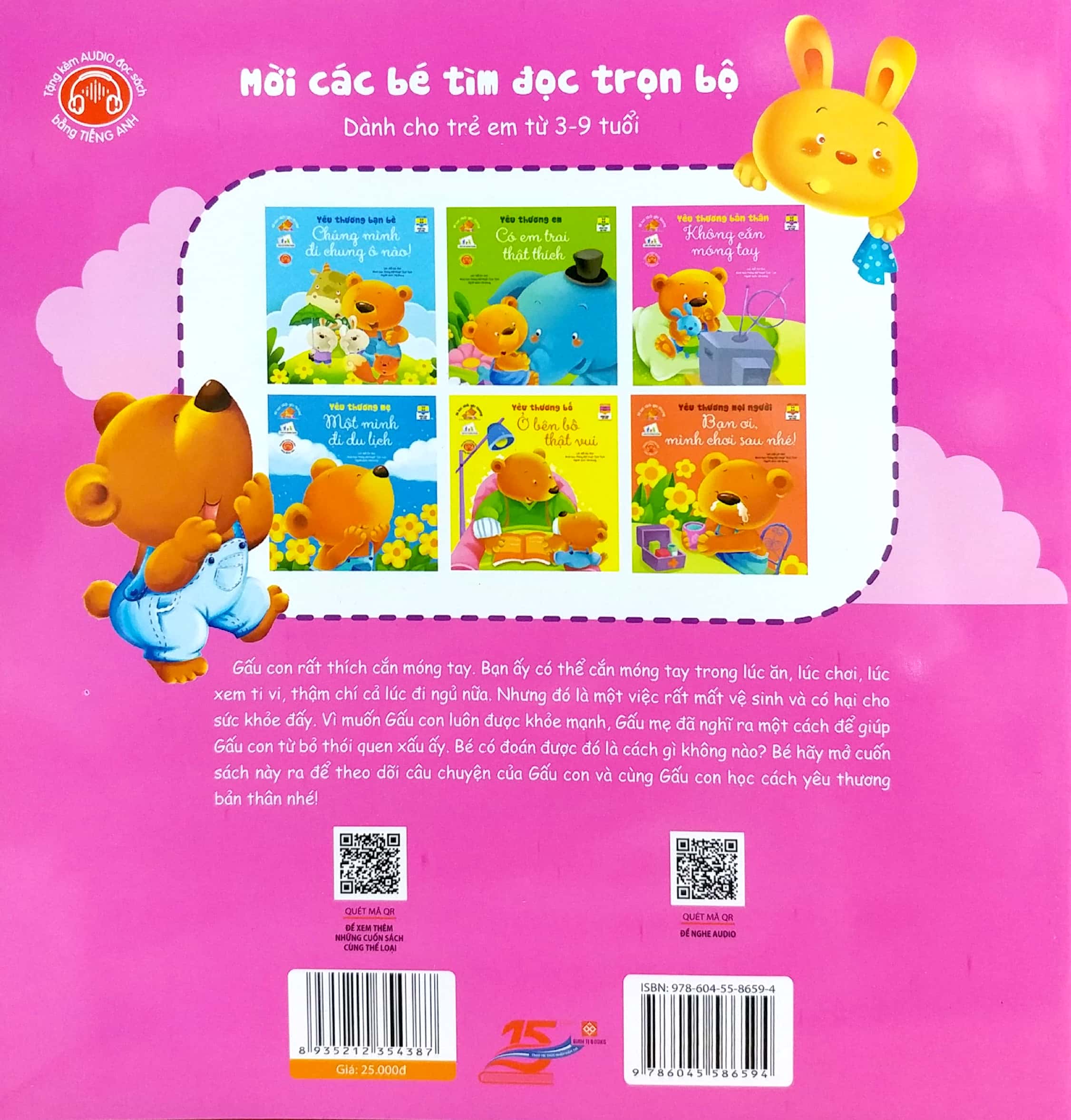 bé học cách yêu thương - yêu thương bản thân - không cắn móng tay