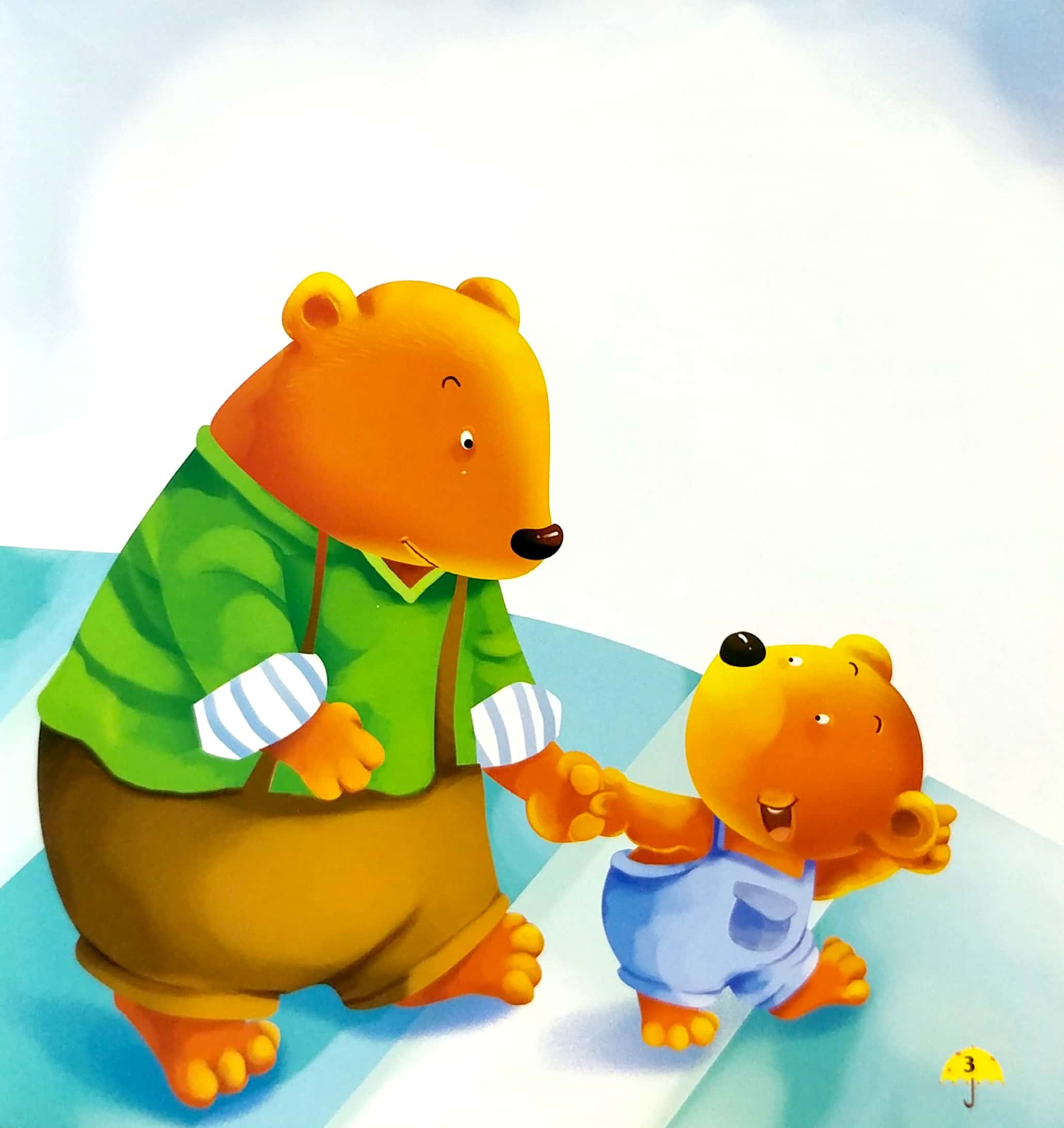 bé học cách yêu thương - yêu thương bố - ở bên bố thật vui