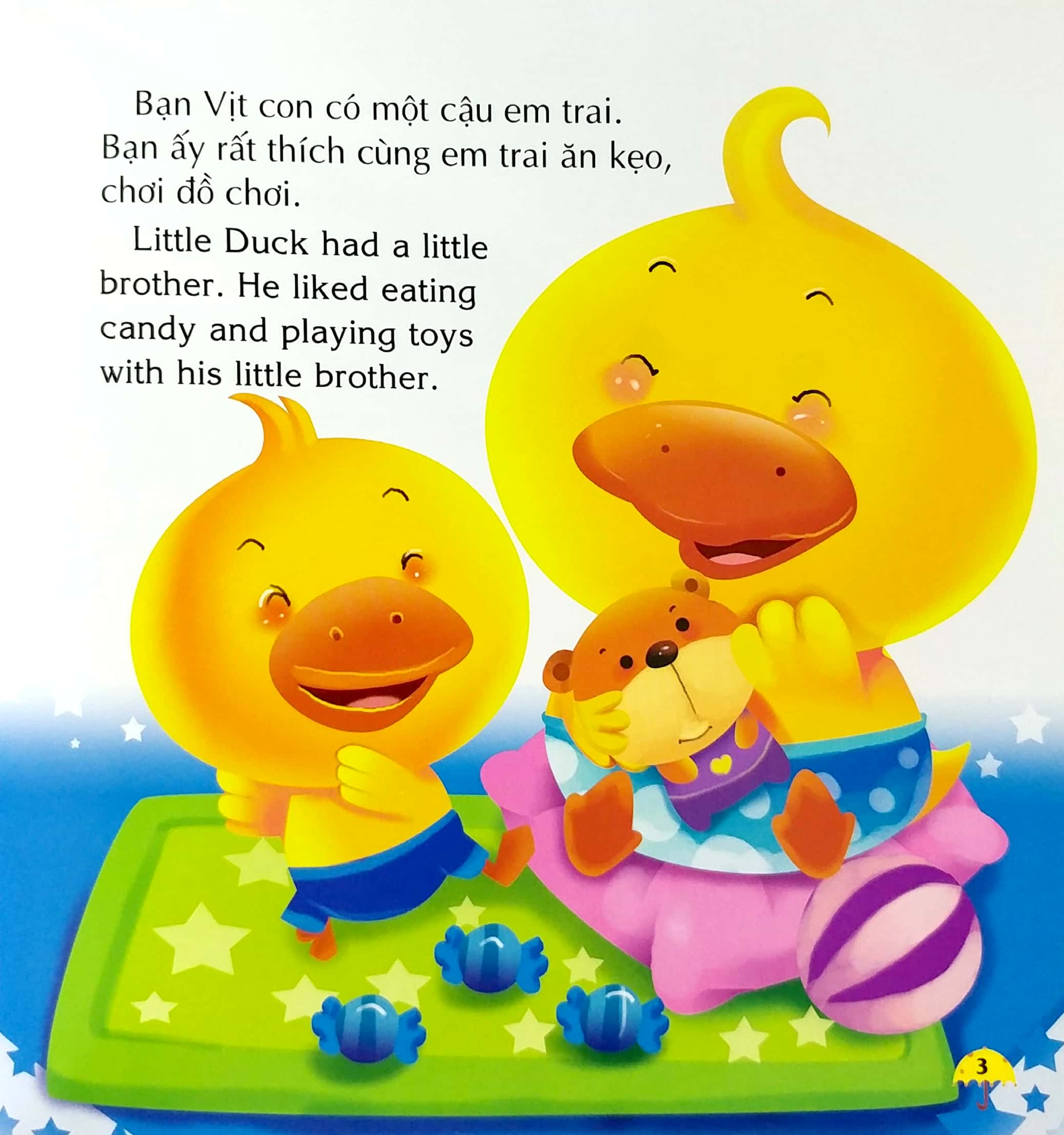 bé học cách yêu thương - yêu thương em - có em trai thật thích