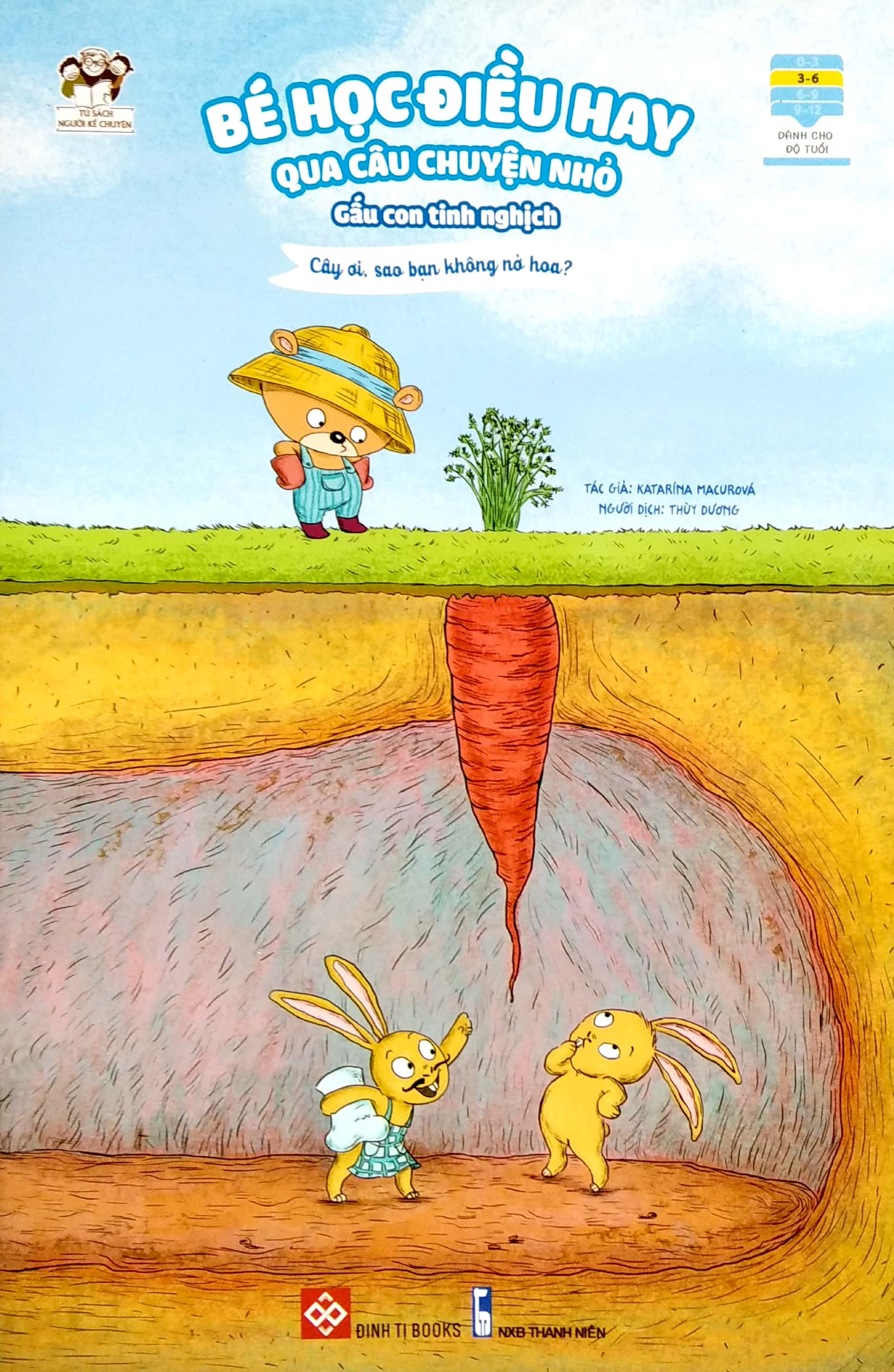 bé học điều hay qua câu chuyện nhỏ - gấu con tinh nghịch - cây ơi, sao bạn không nở hoa?