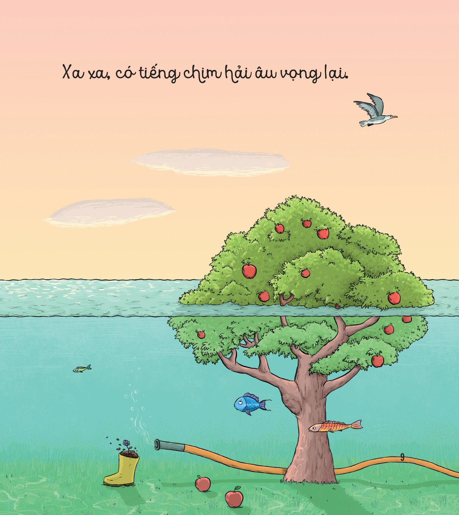 bé học điều hay qua câu chuyện nhỏ - gấu con tinh nghịch - cơn “đại hồng thủy”