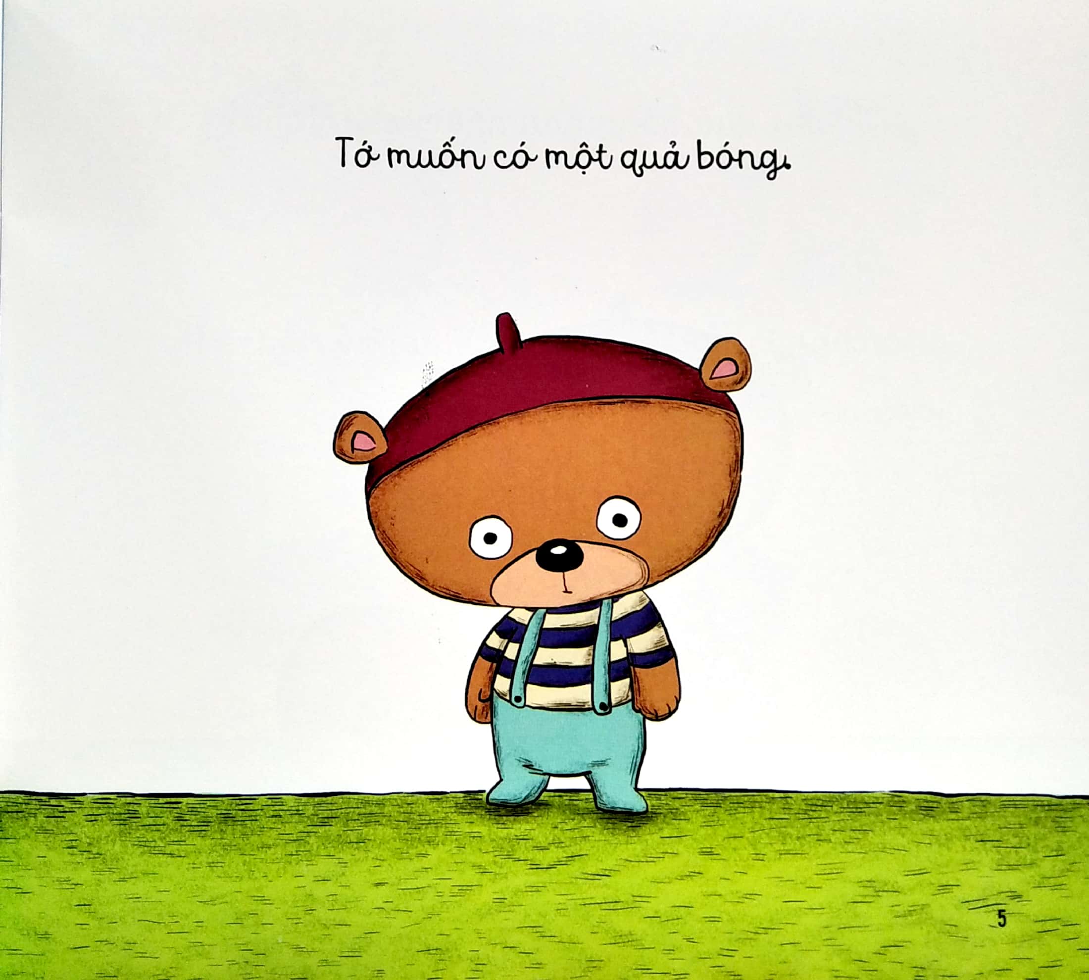 bé học điều hay qua câu chuyện nhỏ - gấu con tinh nghịch - quả bóng hoàn hảo nhất