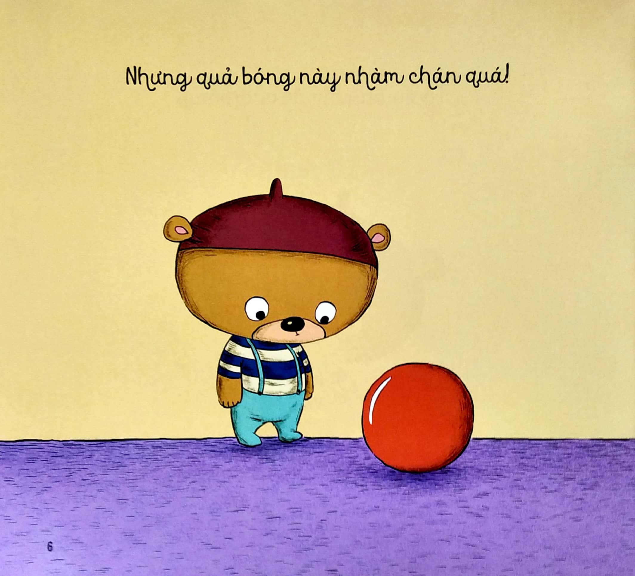 bé học điều hay qua câu chuyện nhỏ - gấu con tinh nghịch - quả bóng hoàn hảo nhất