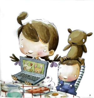 bé học kĩ năng - tự chăm sóc bản thân - tớ không dán mắt vào màn hình