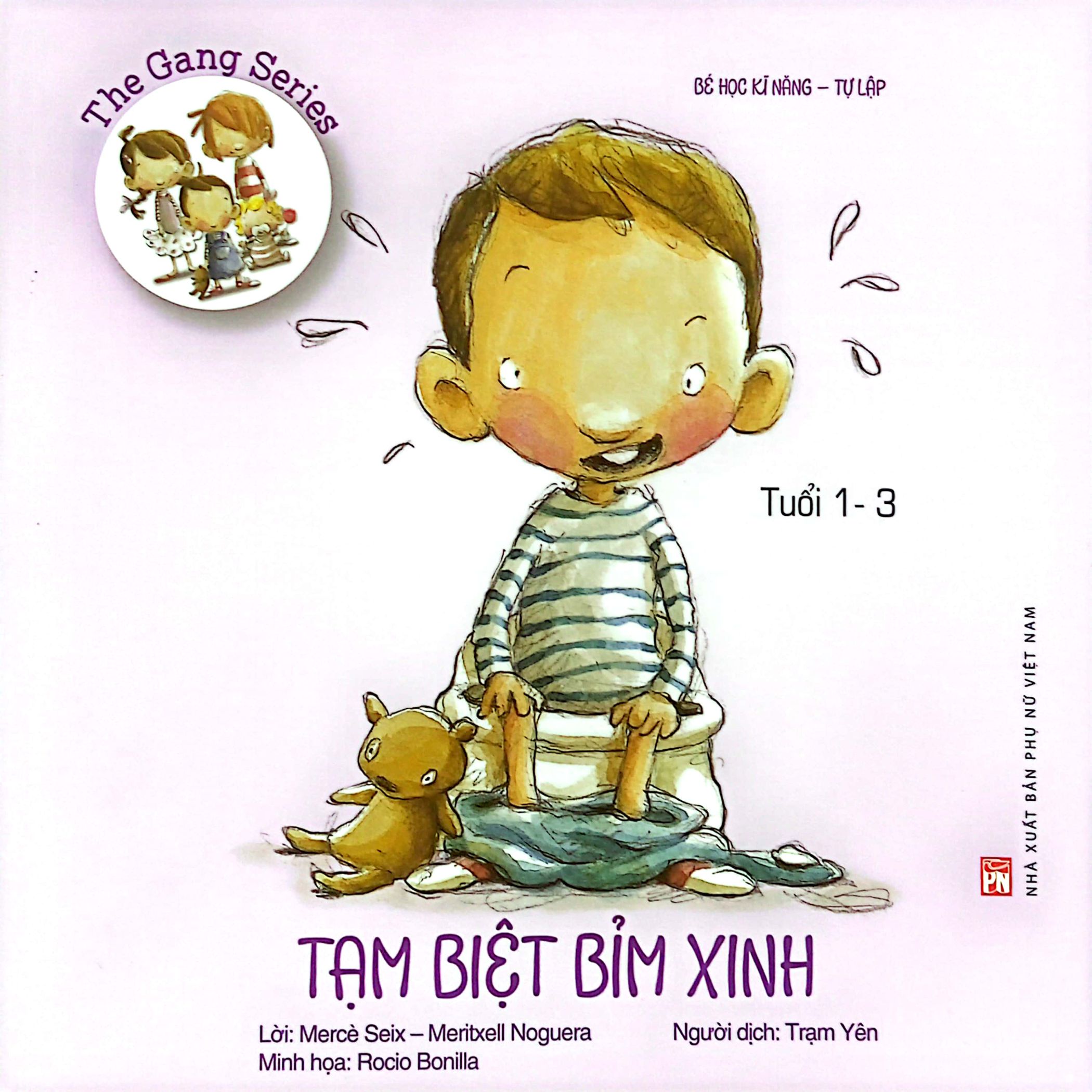 bé học kĩ năng - tự lập - tạm biệt bỉm xinh