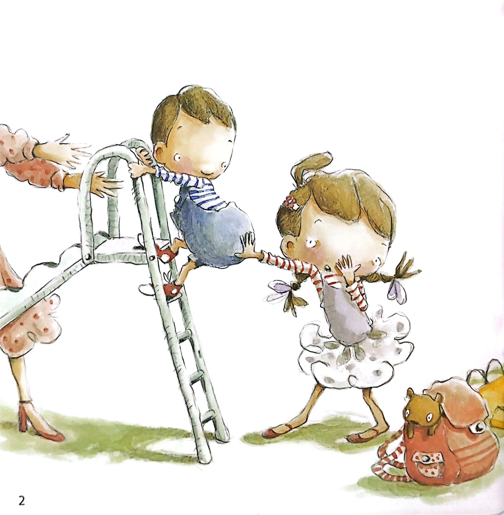 bé học kĩ năng - tự lập - tạm biệt bỉm xinh