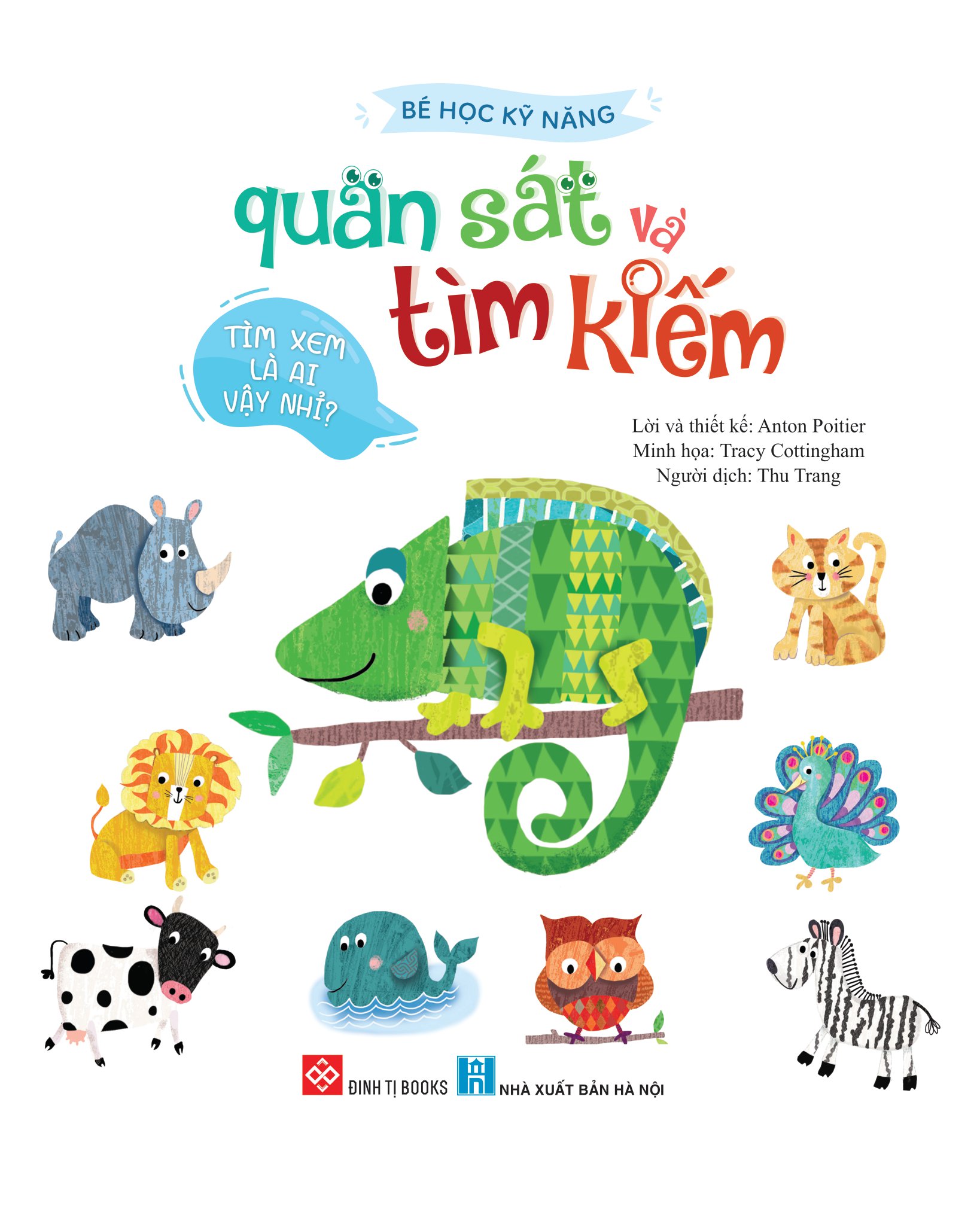 bé học kỹ năng quan sát và tìm kiếm - tìm xem là ai vậy nhỉ?