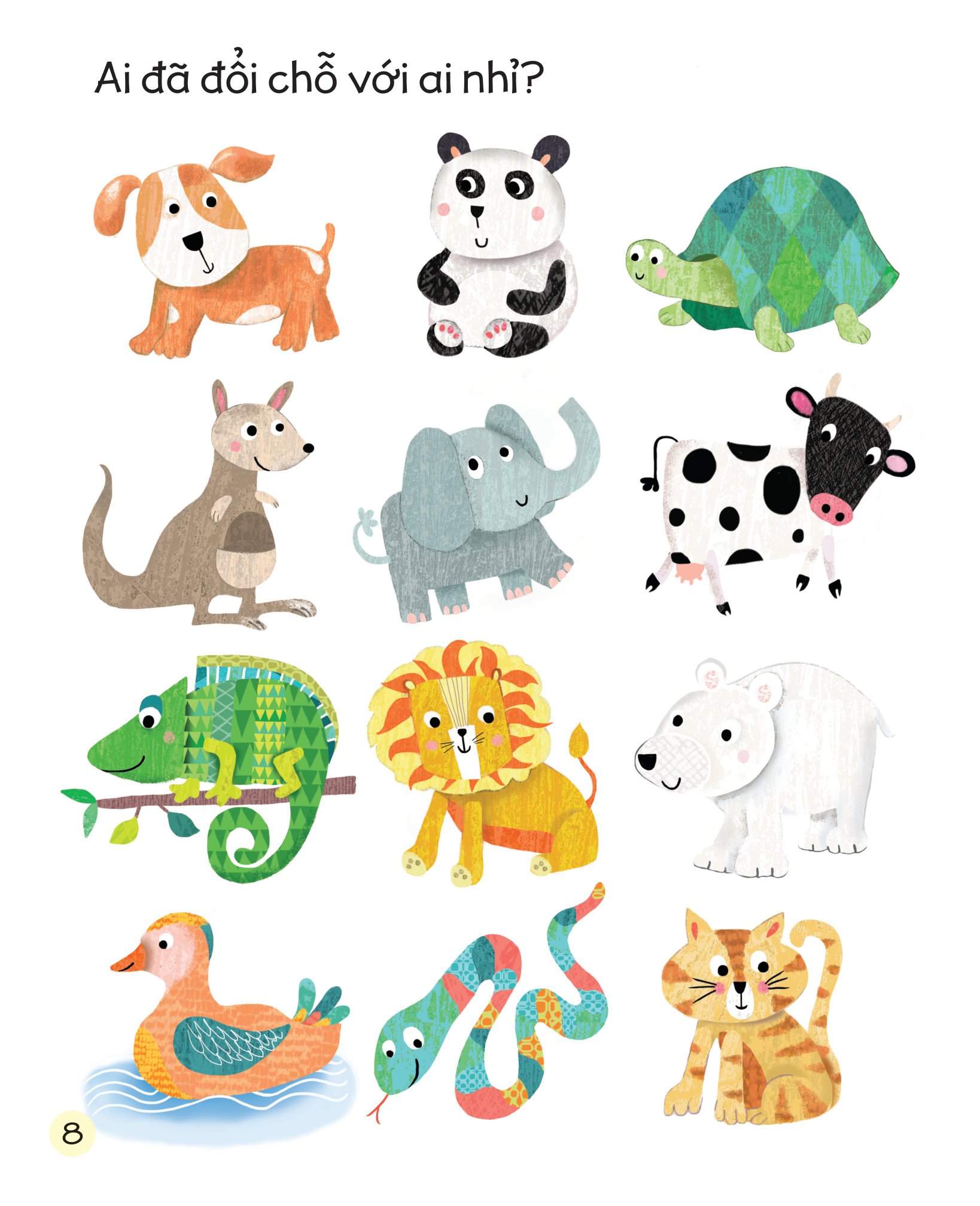 bé học kỹ năng quan sát và tìm kiếm - tìm xem là ai vậy nhỉ?