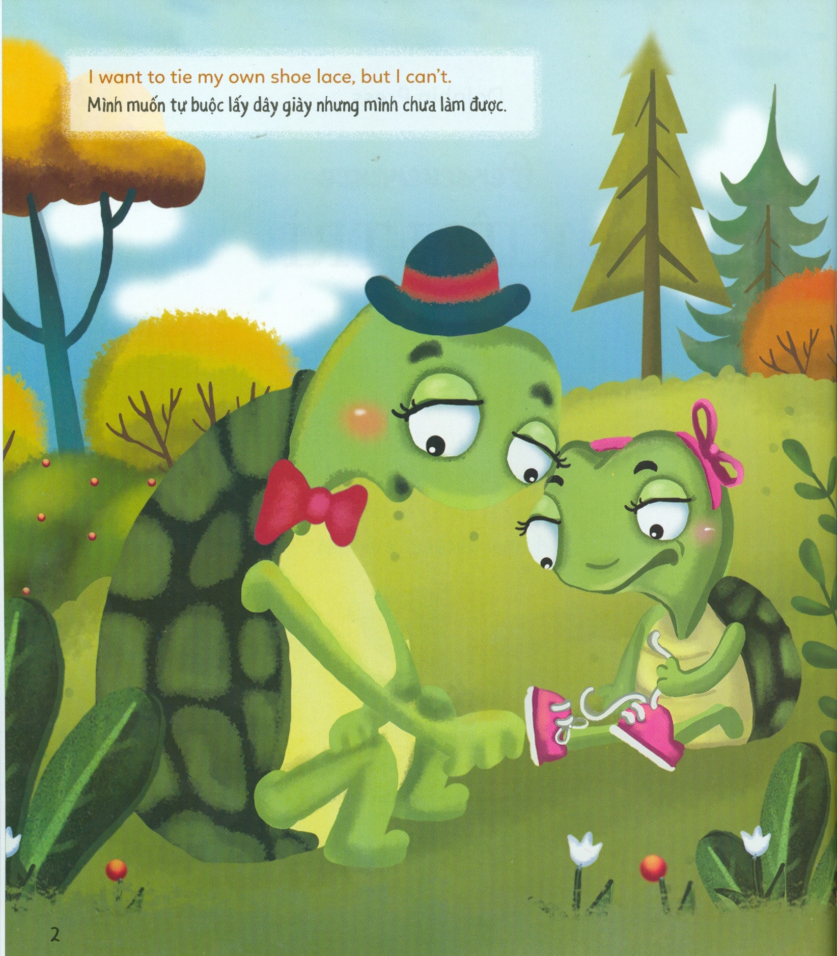 bé học lễ giáo - kiên trì (sách song ngữ anh - việt) (2020)