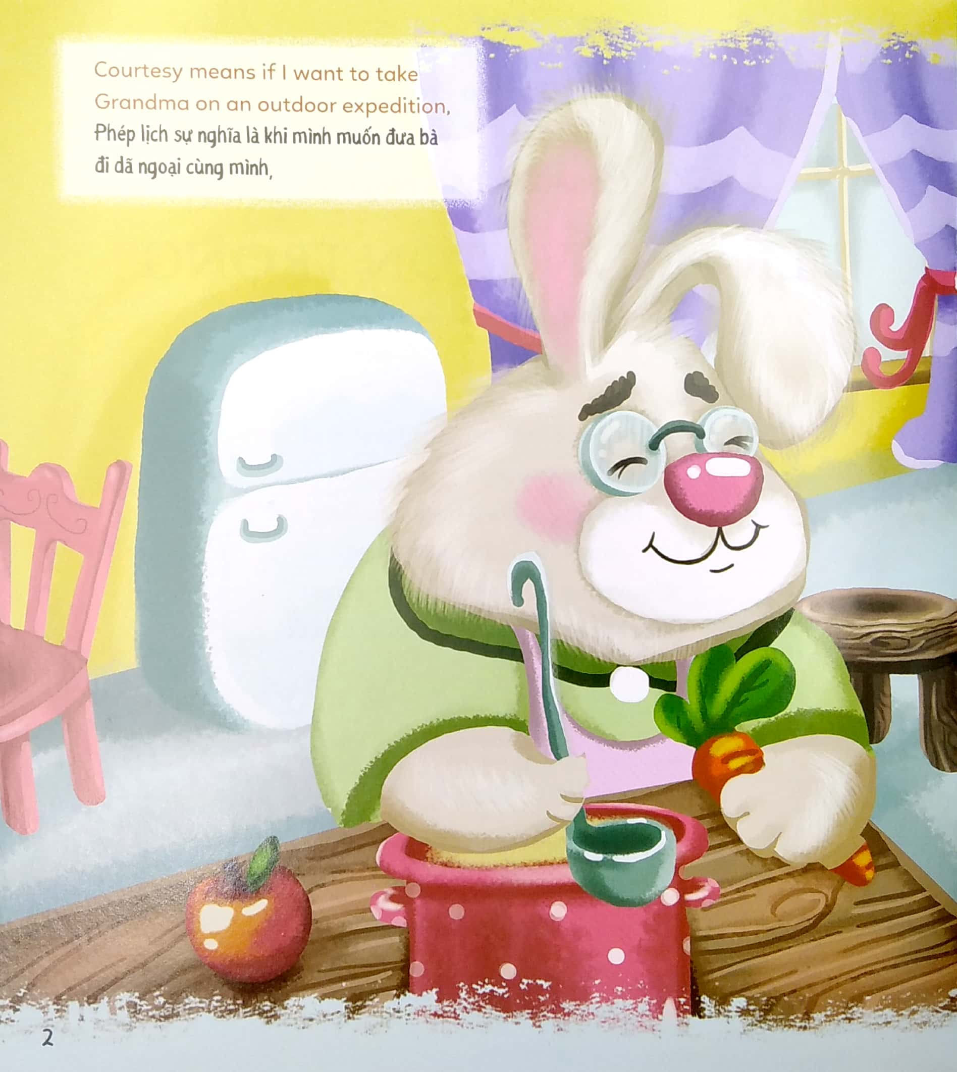 bé học lễ giáo - lịch sự và tôn trọng (sách song ngữ anh - việt)